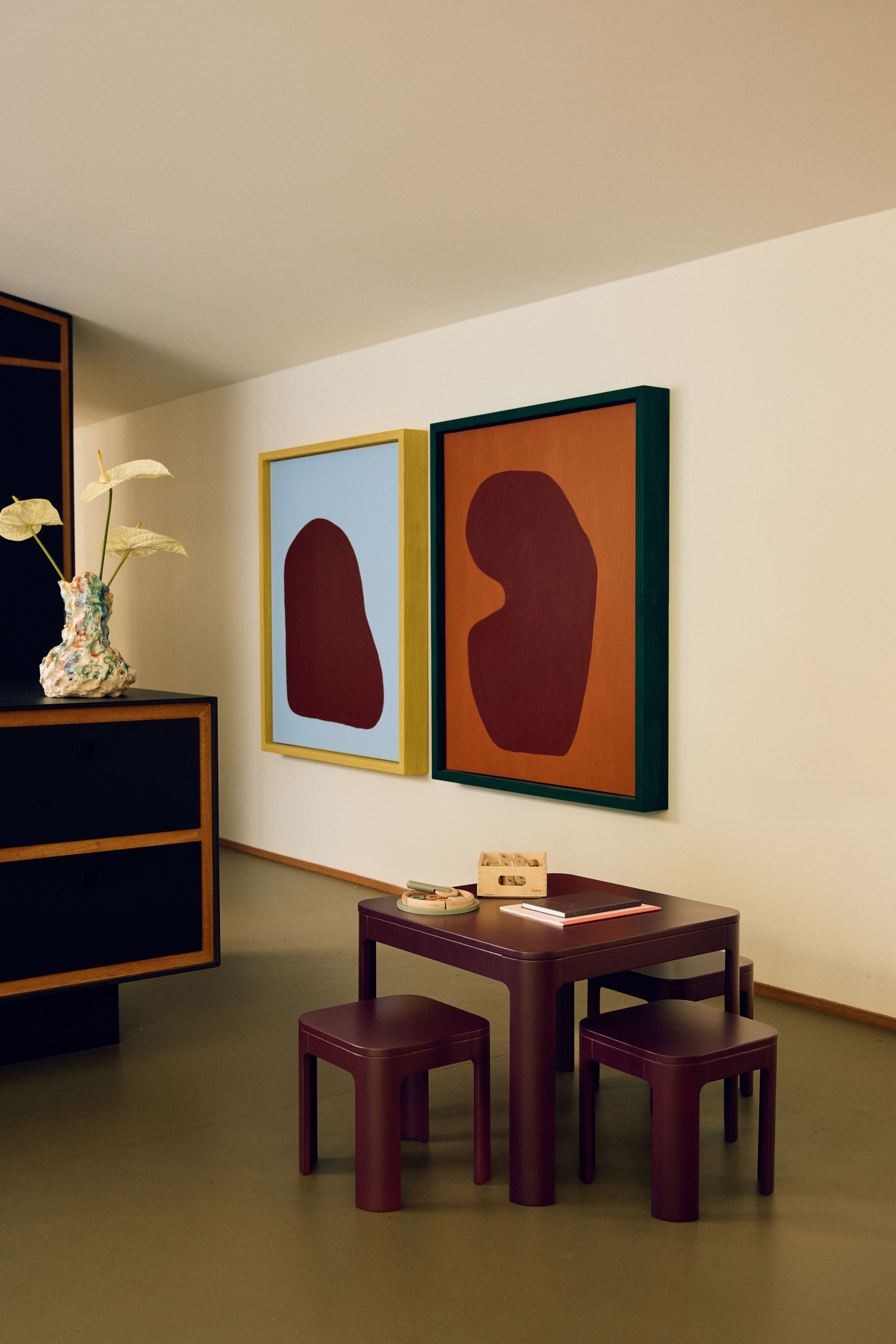 Flexa - Tisch für Kinder - Nova Small Table - Pomegranate