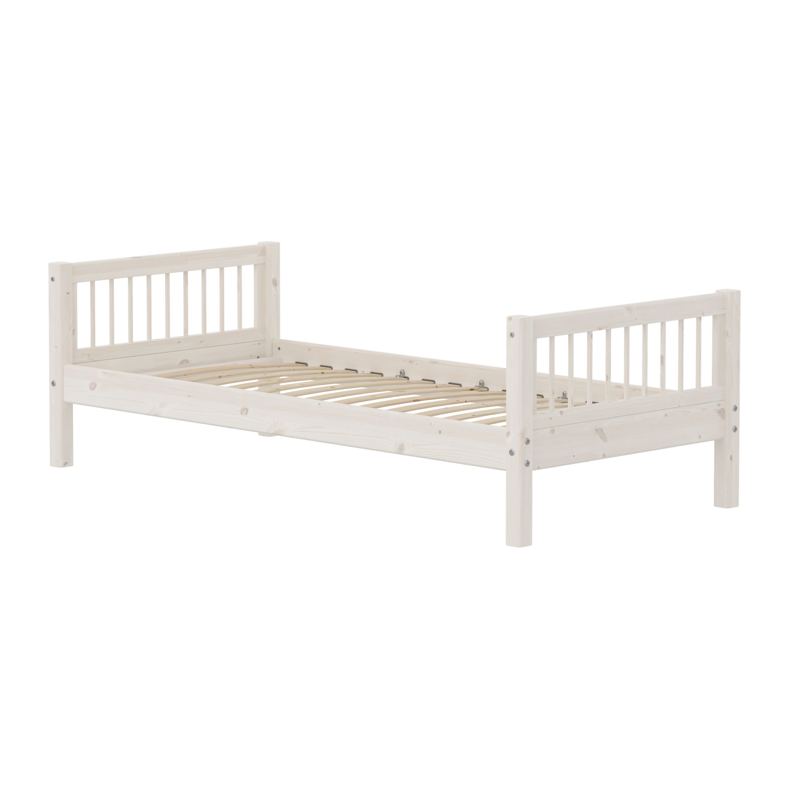 Flexa - Dětská postel - CLASSIC Single Bed - White Washed