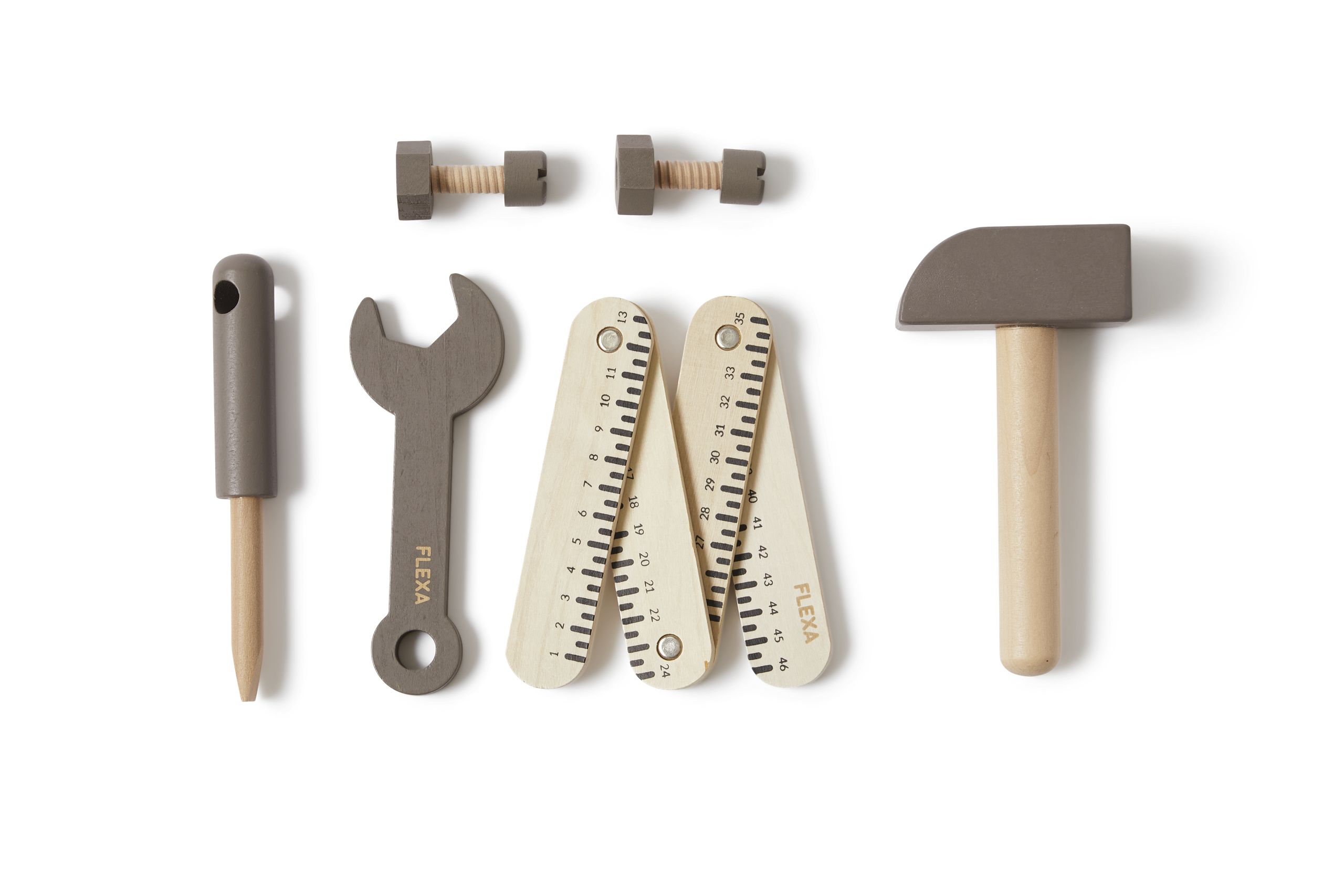 Flexa - Spielzeug - Toolkit - Dusty Brown