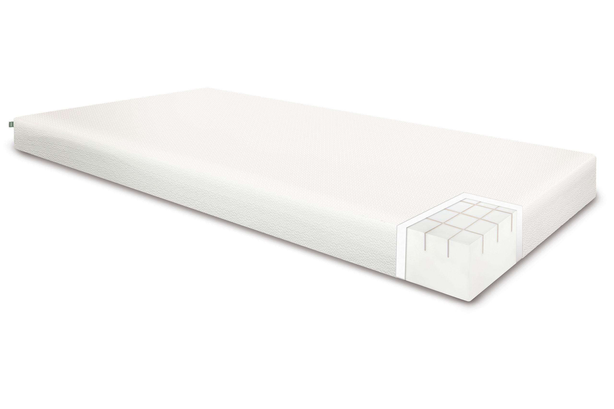 Flexa - Matratze - Foam Mattress + Cotton Cover - Cream 90x190