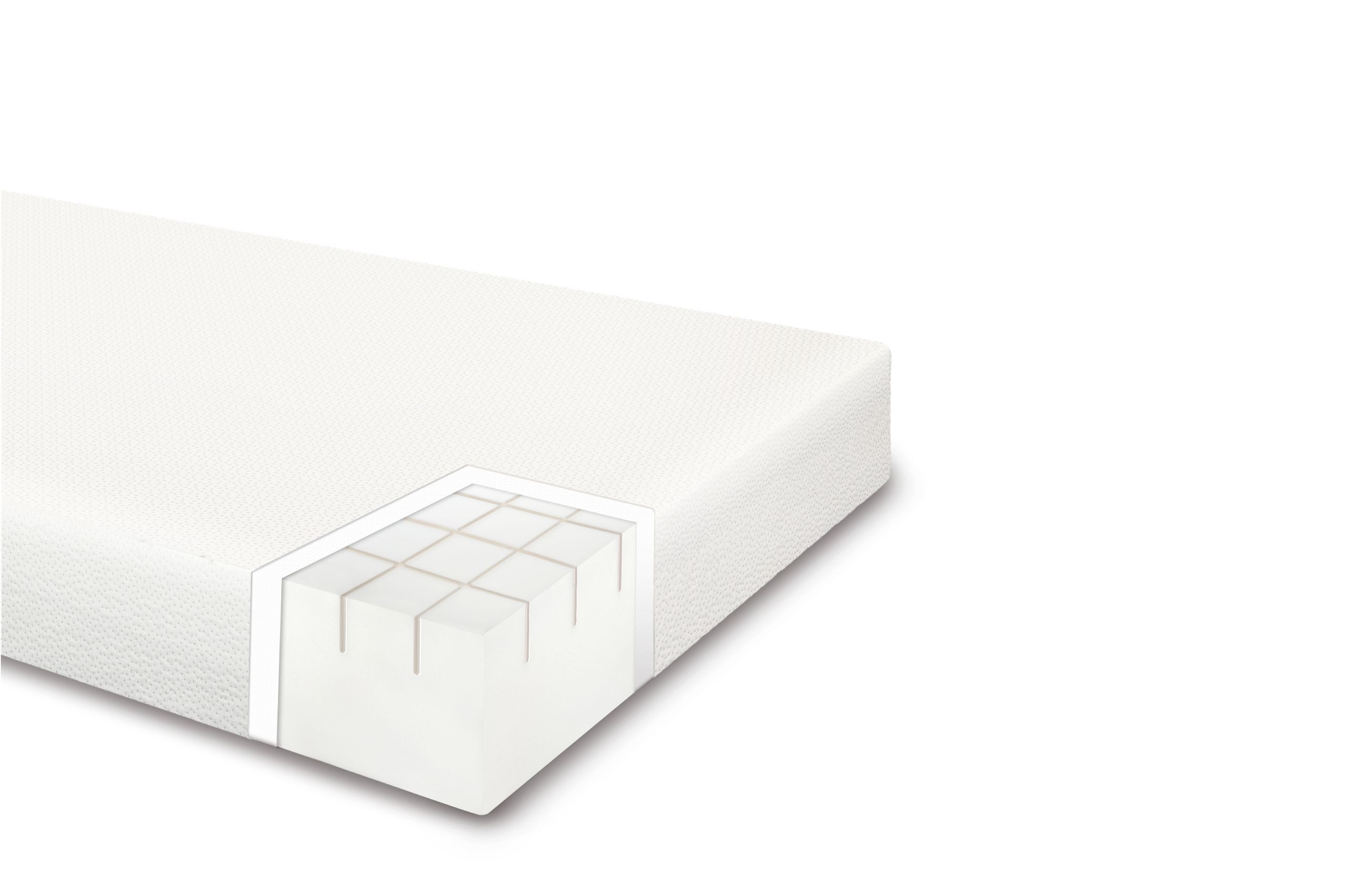 Flexa - Matratze - Foam Mattress + Cotton Cover - Cream 90x190