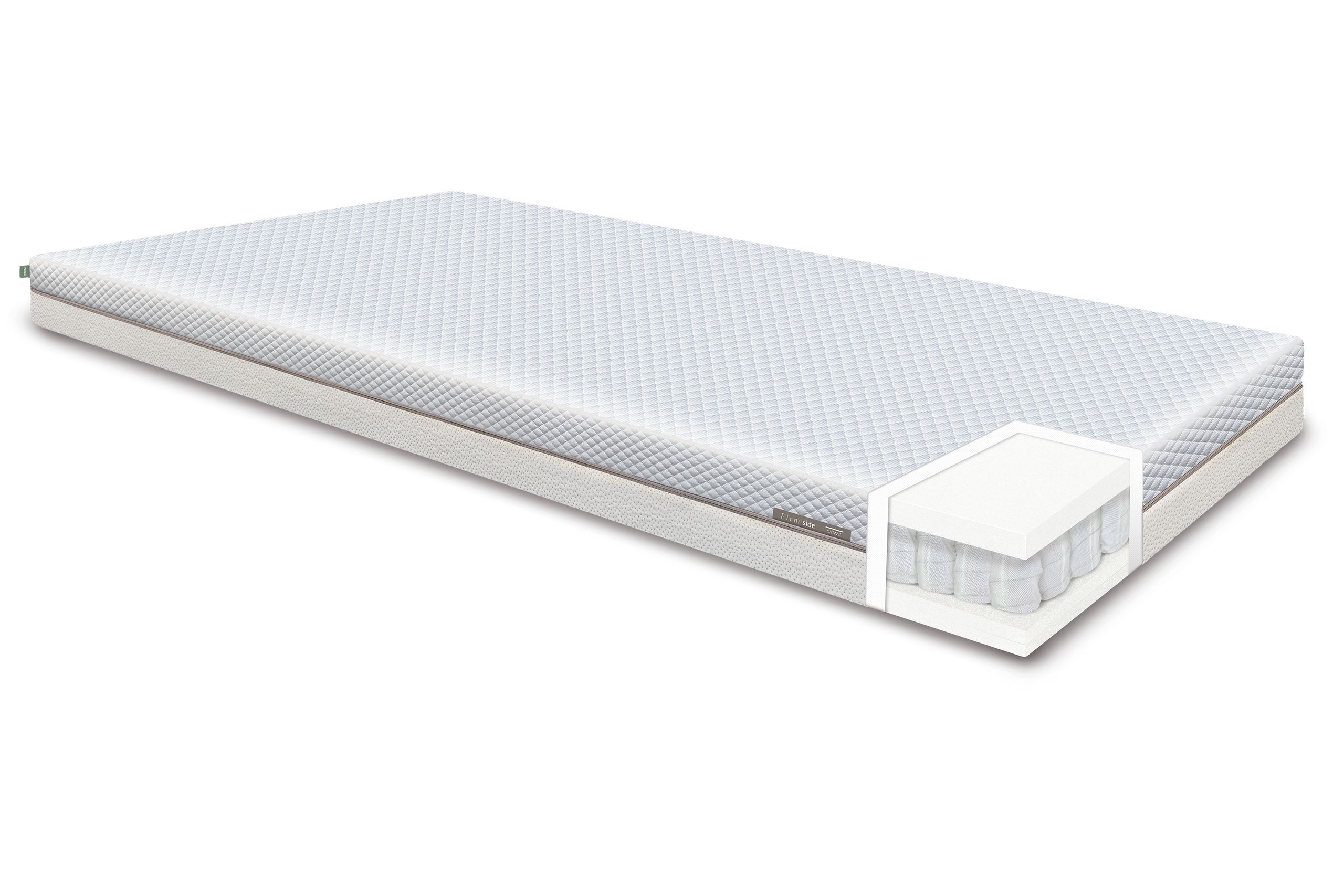 Flexa - Madras - Spring Mattress + Cotton Cover - Cream 90x200