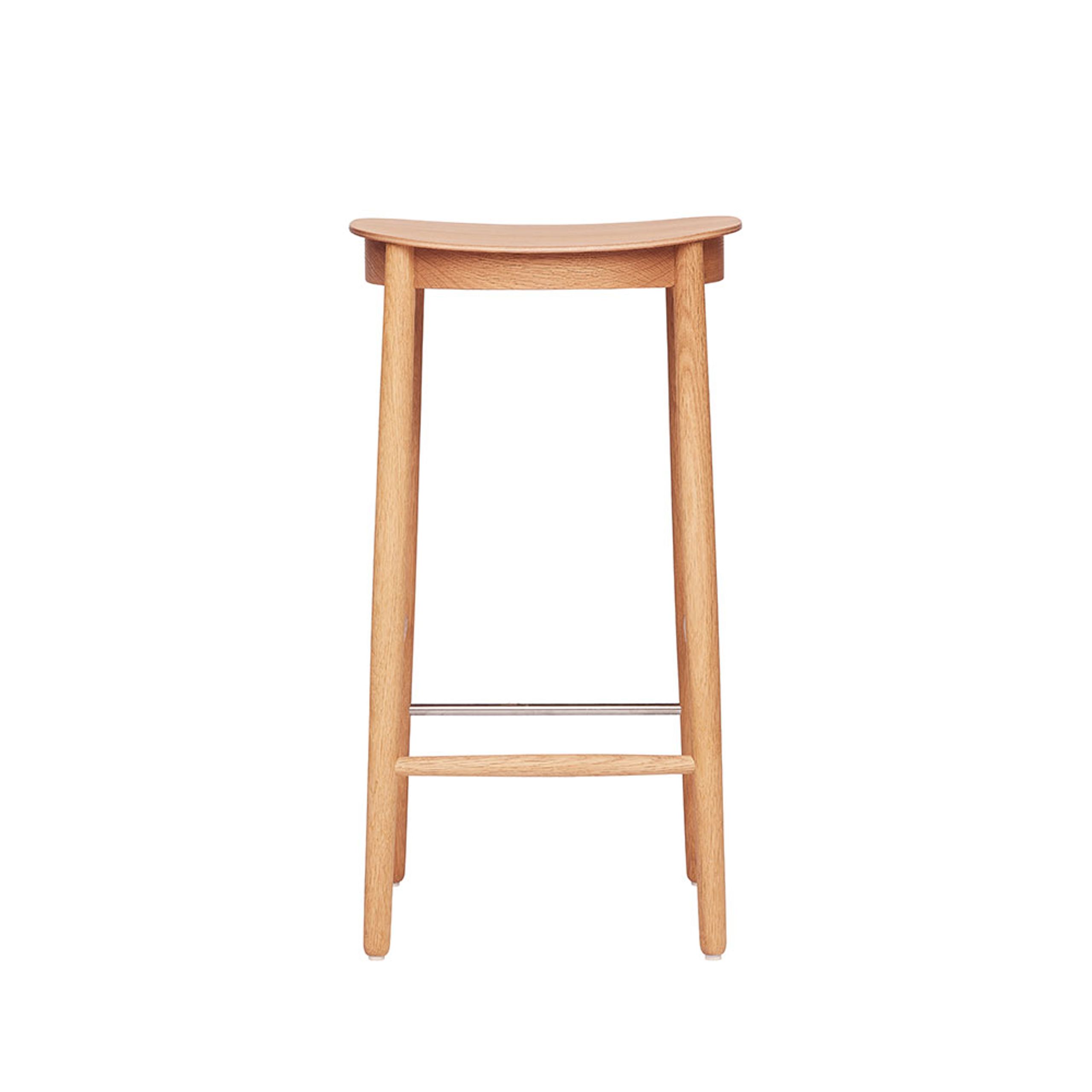 Fogia - Bar stool - Figurine Barstool - Lacquered Oak