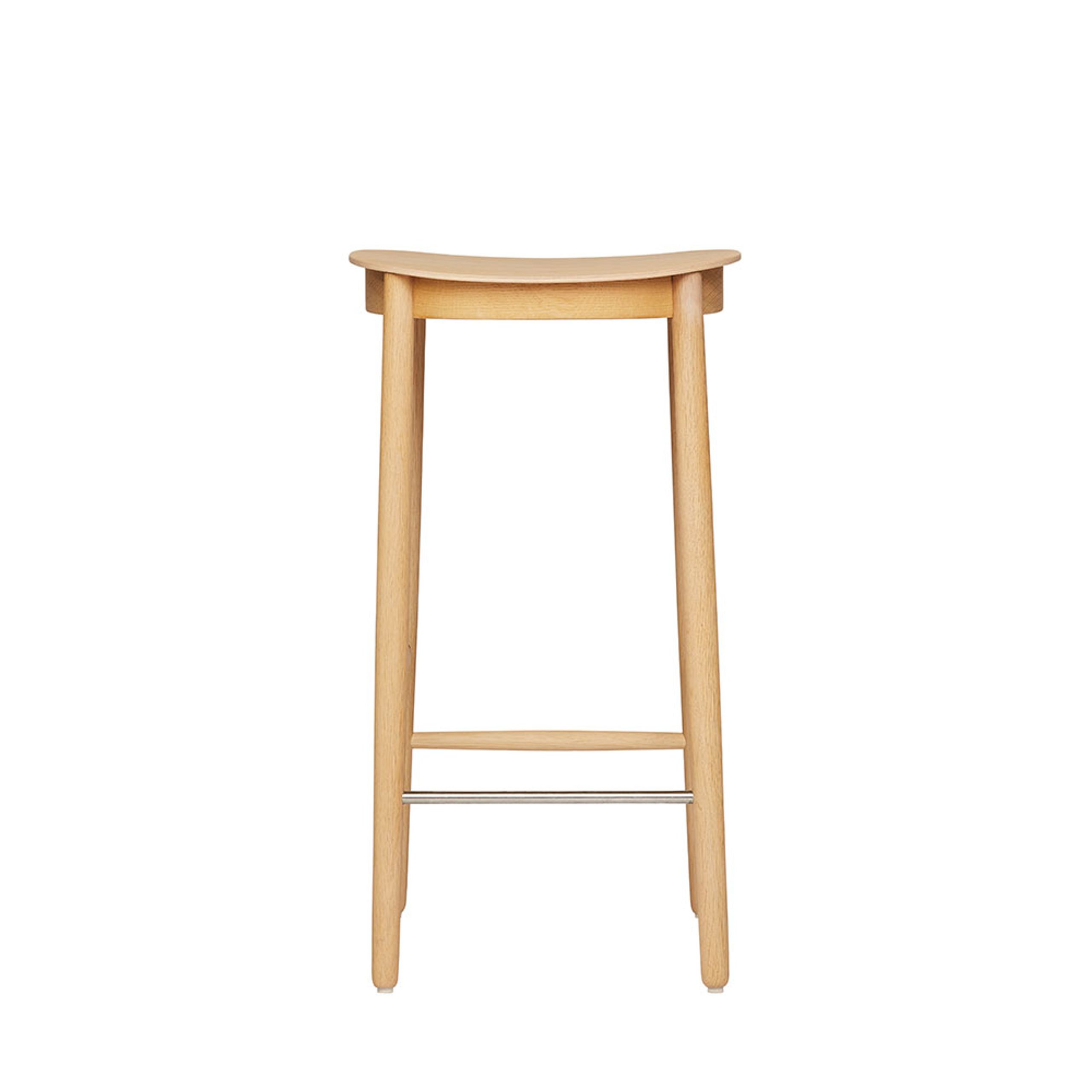Fogia - Barhocker - Figurine Barstool - Light Stained Oak