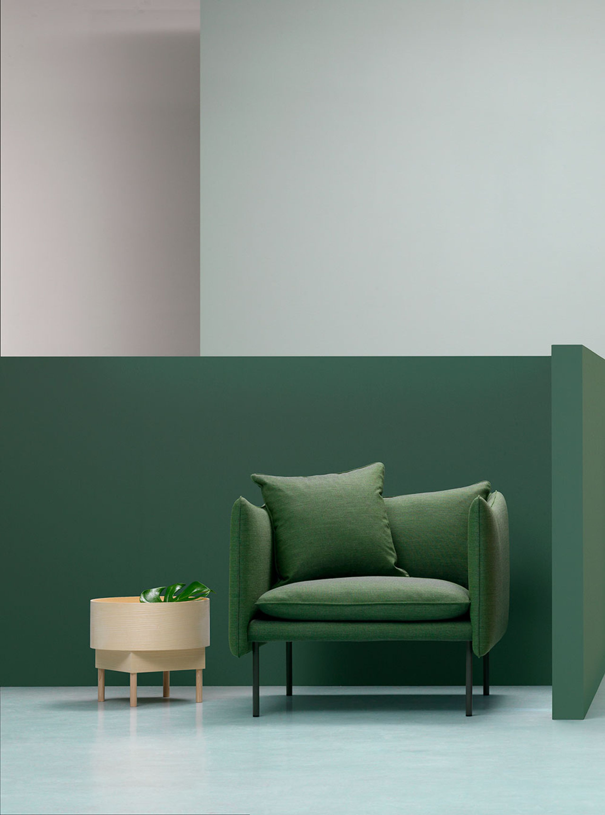 Fogia - Stolik kawowy - Bowl Table - Small - White Stained Ash