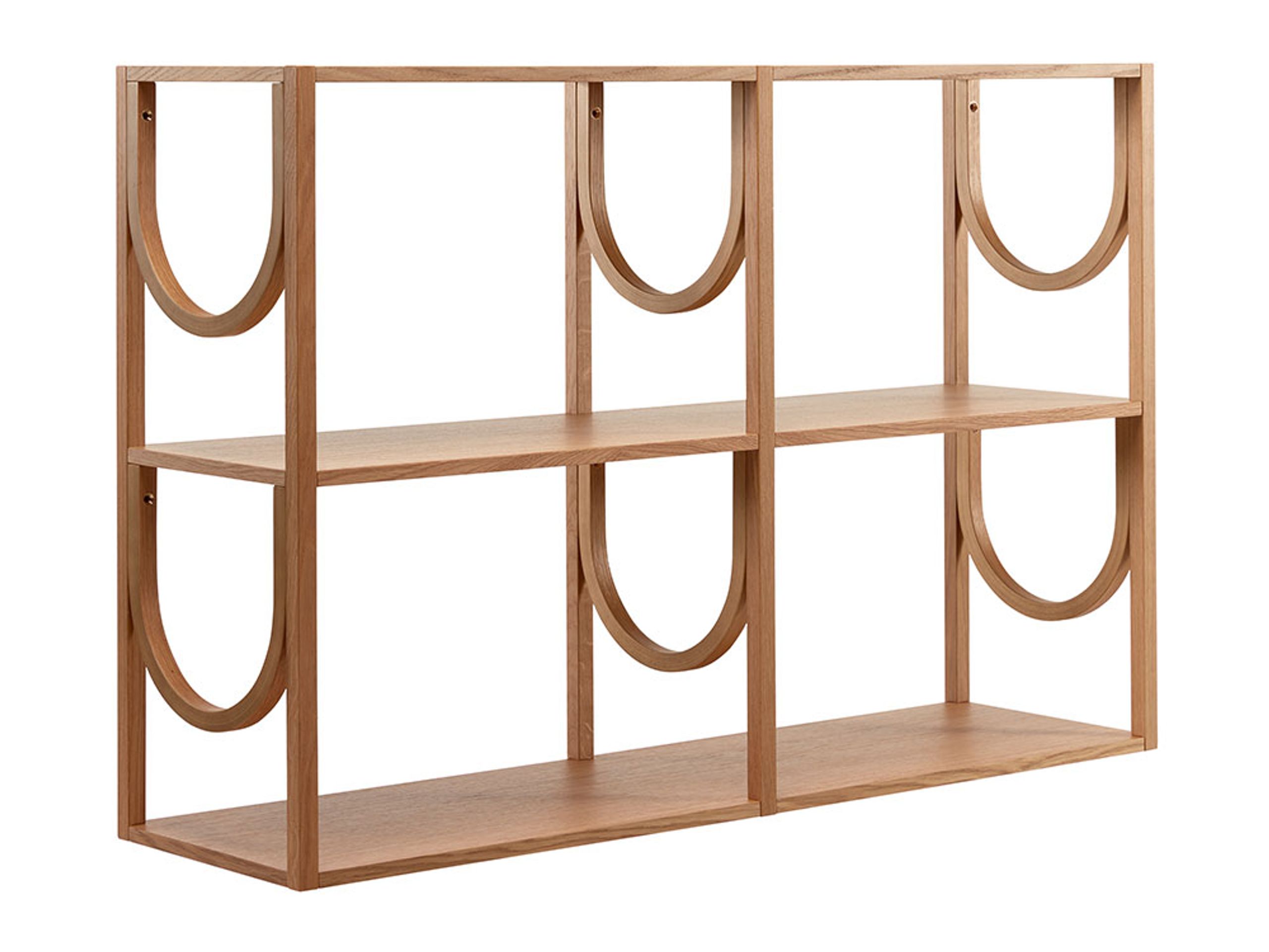 Fogia - Scaffale - Arch - High - Lacquered Oak