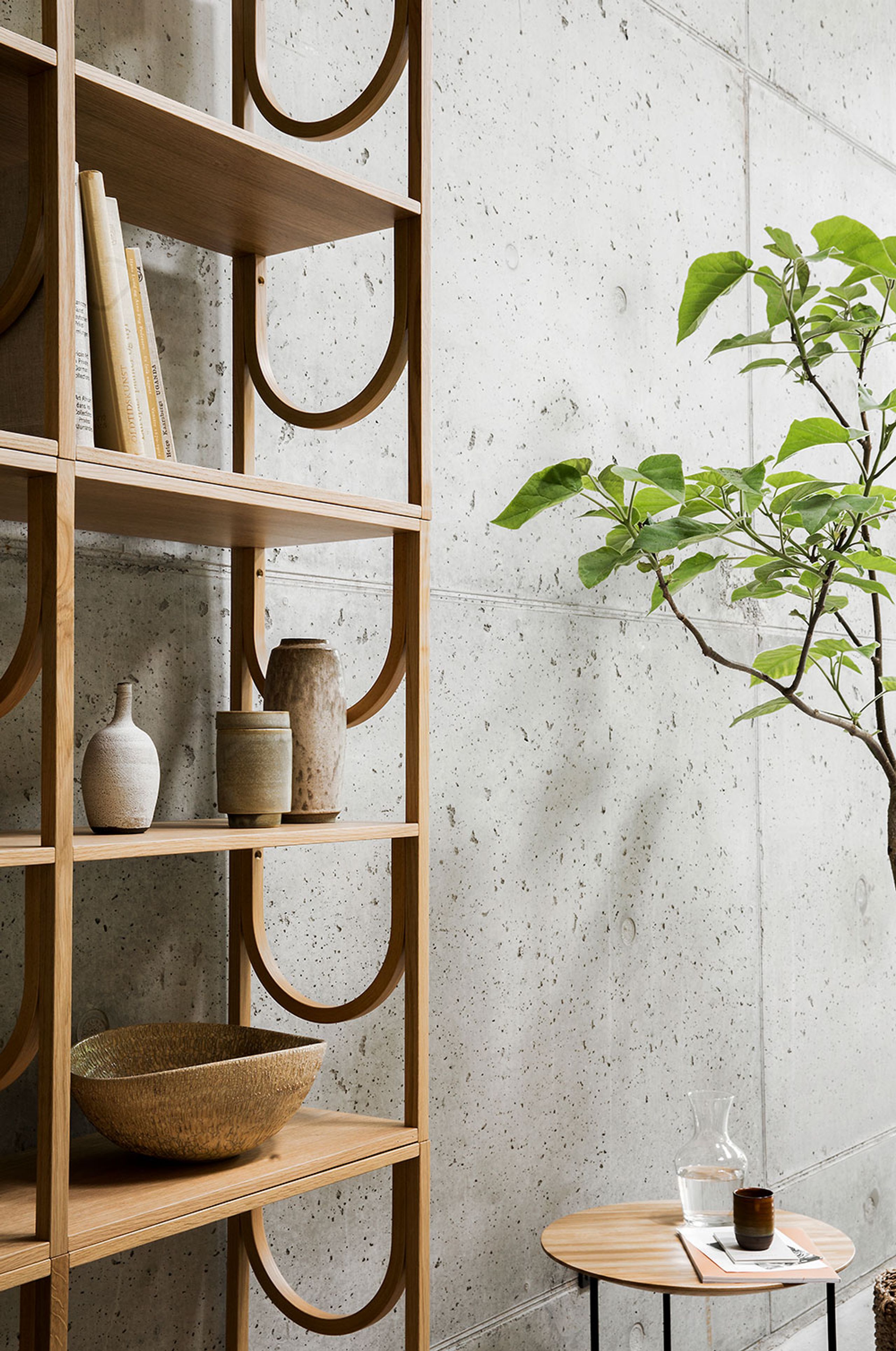 Fogia - Étagère - Arch - Mini - Black Stained Oak