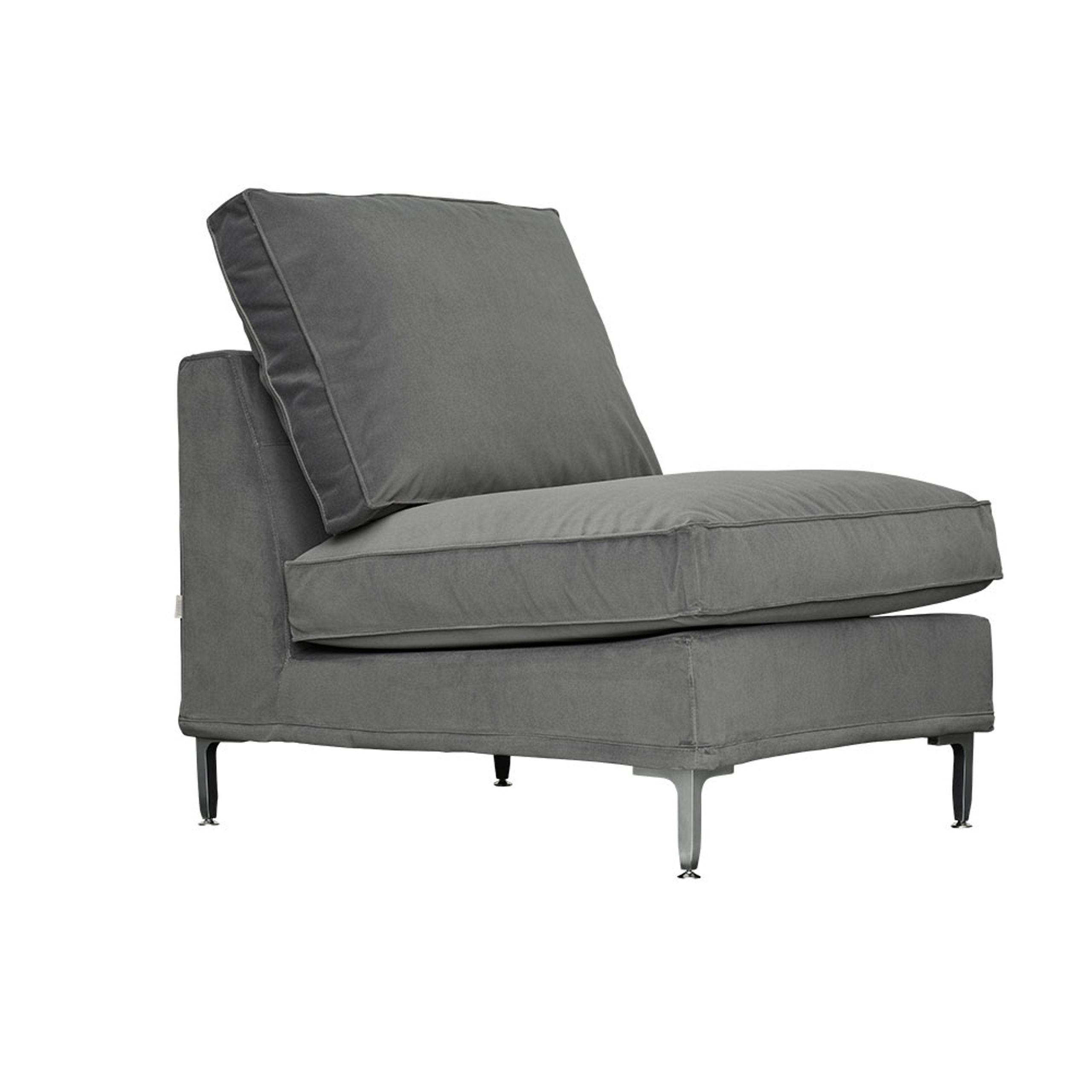 Fogia - Poltrona - Alex High Edition / 1 Seater - Jade Dark Grey 802