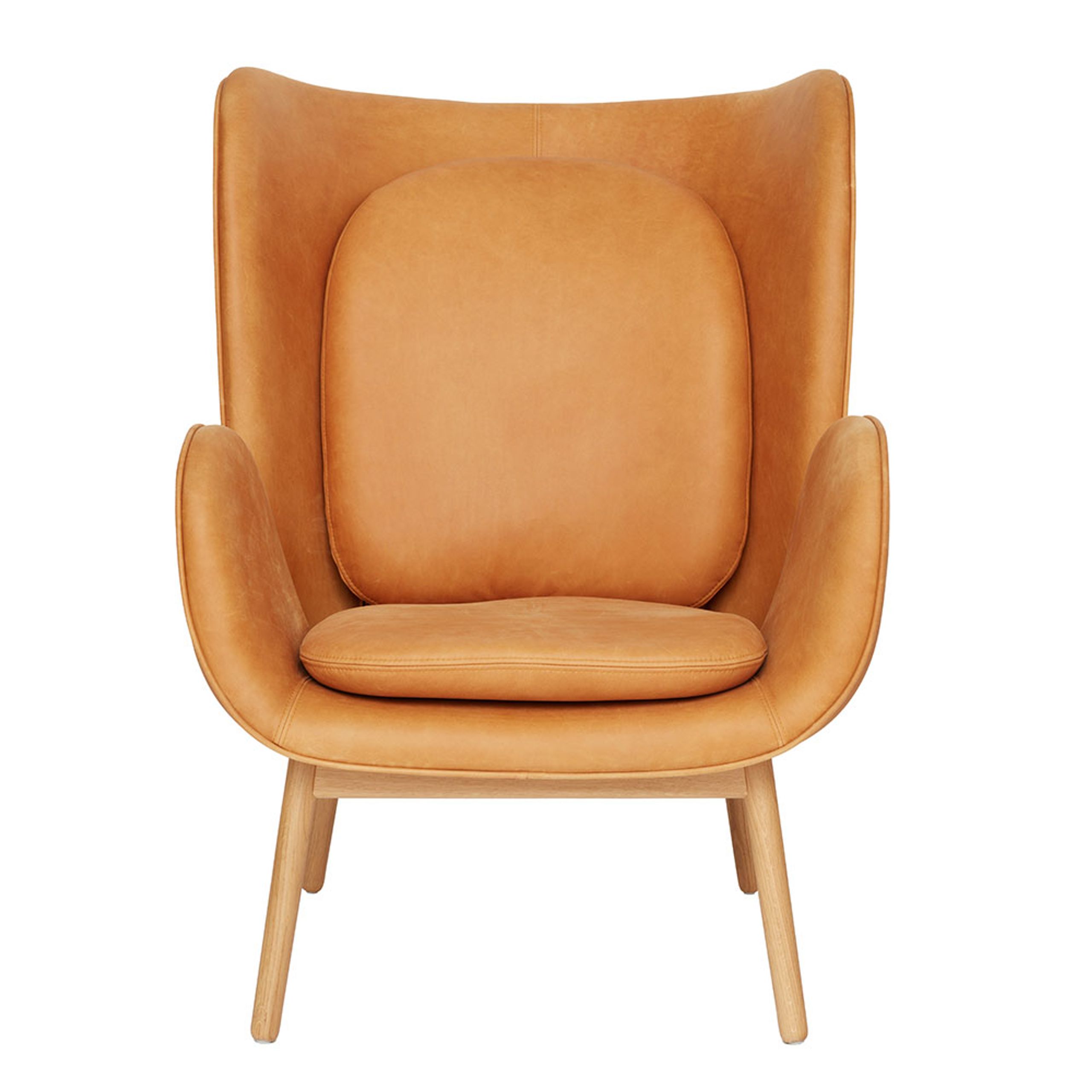 Fogia - Sessel - Enclose by Norm Architects - Vintage Cognac