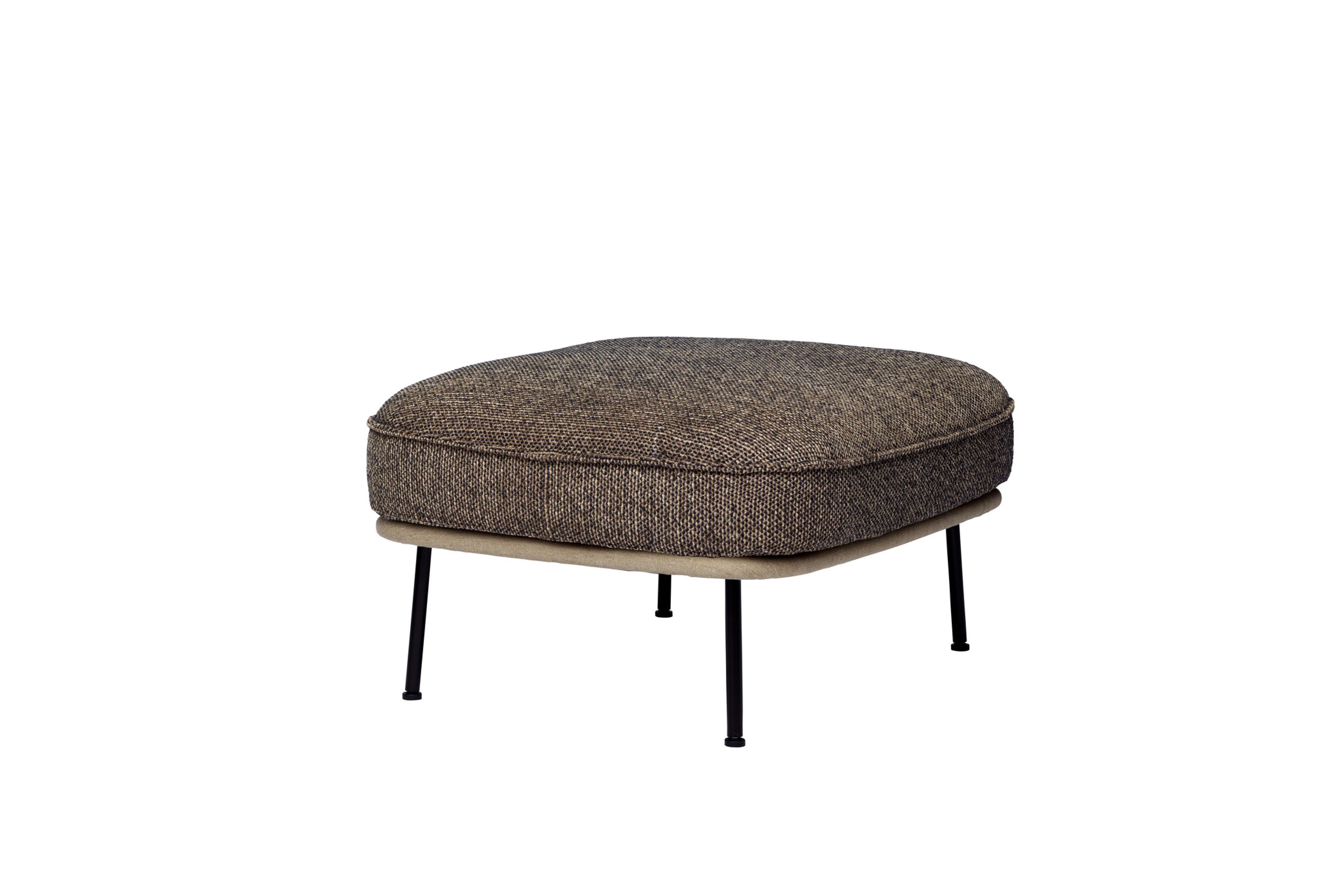 Fogia - Armchair - Lyra - black/brown armchair & ottoman