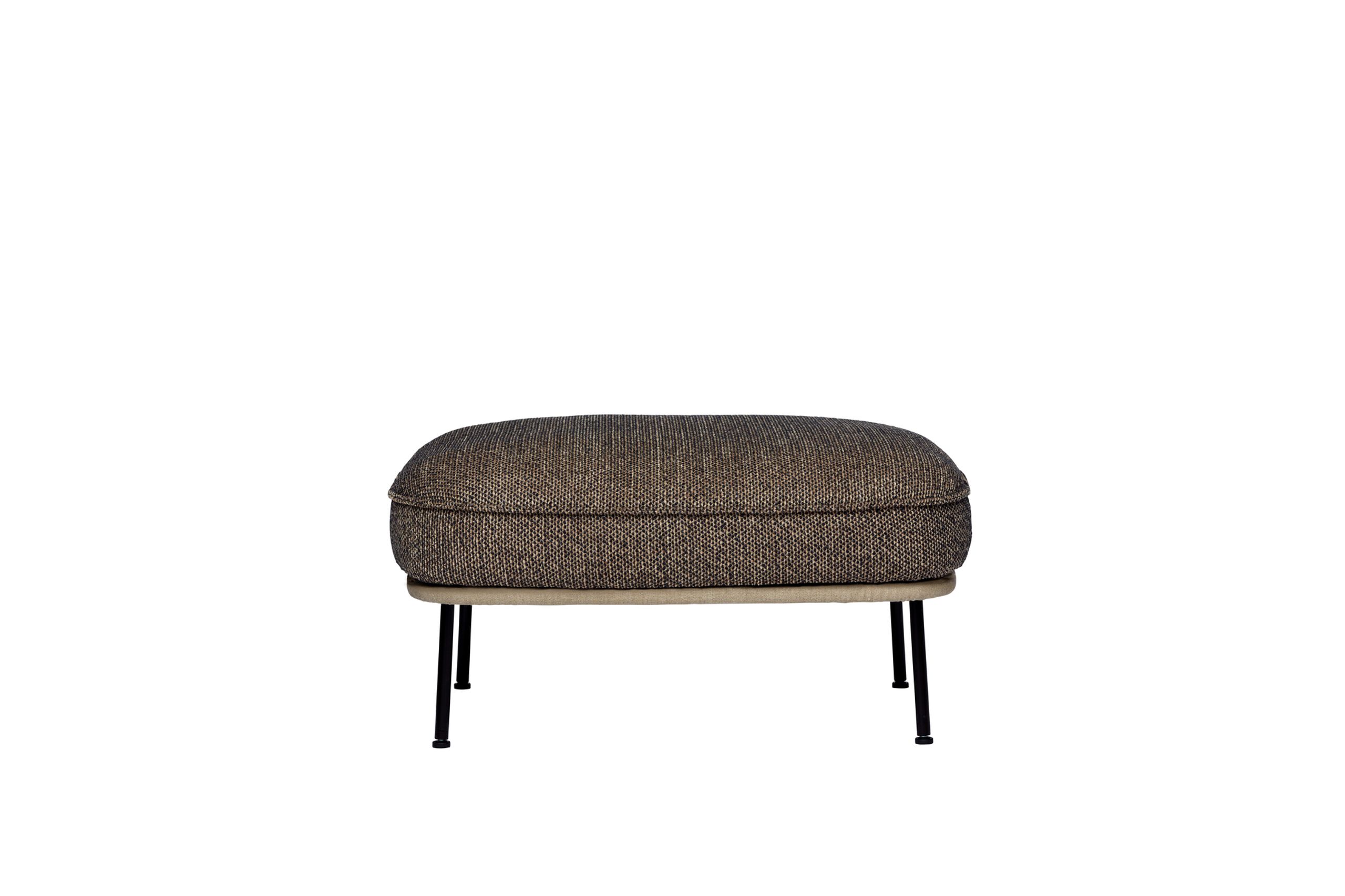 Fogia - Fauteuil - Lyra - black/brown ottoman
