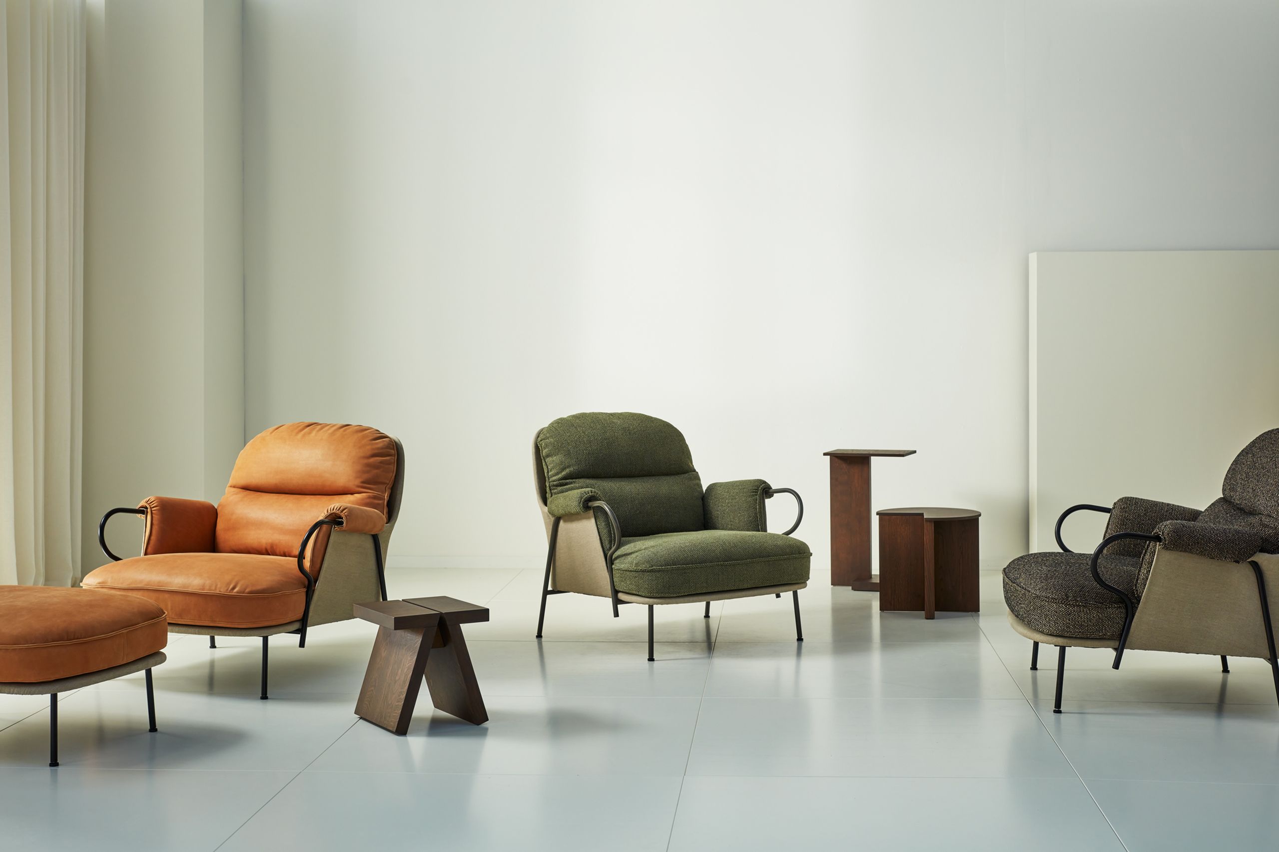 Fogia - Armchair - Lyra - green armchair