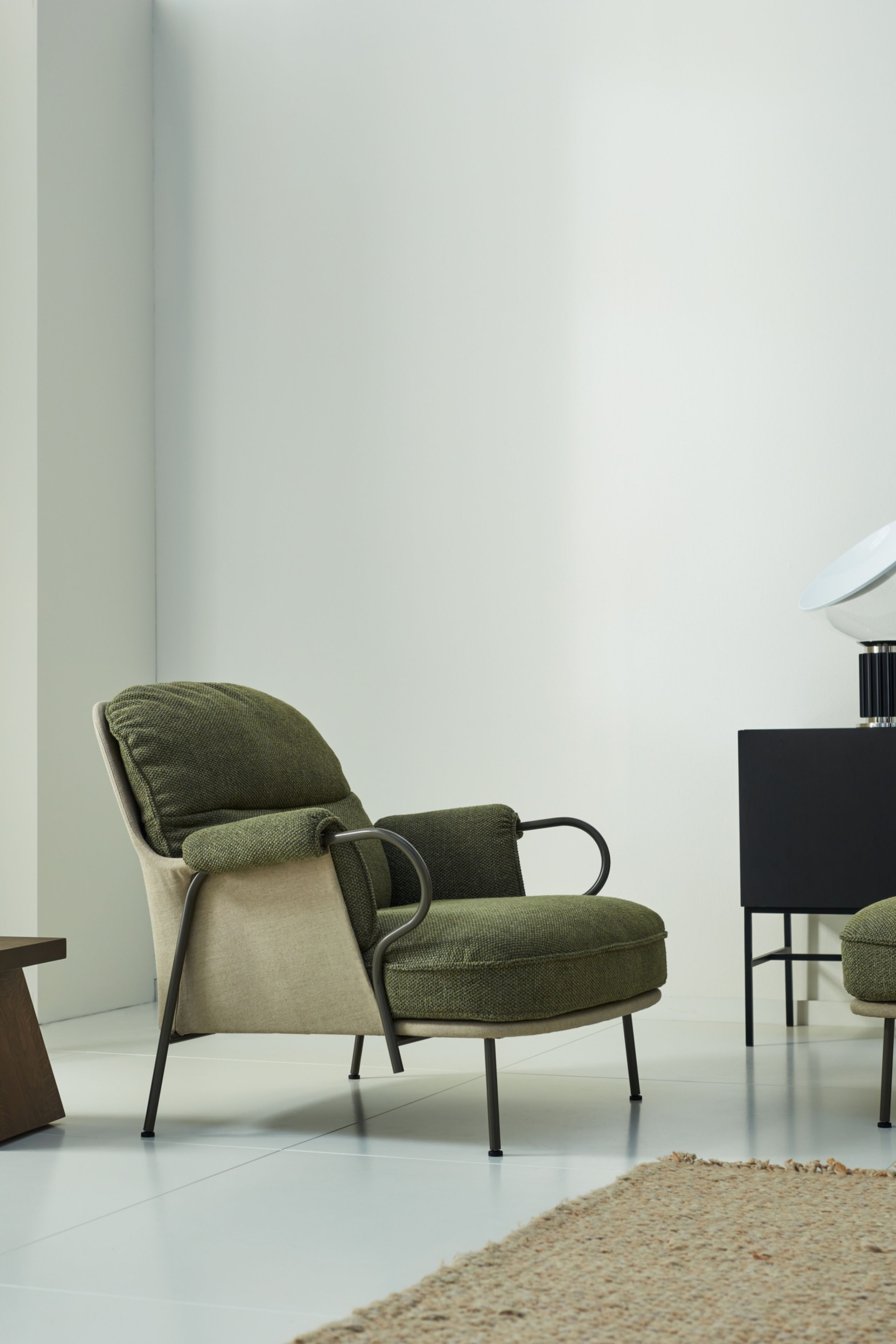 Fogia - Armchair - Lyra - green armchair