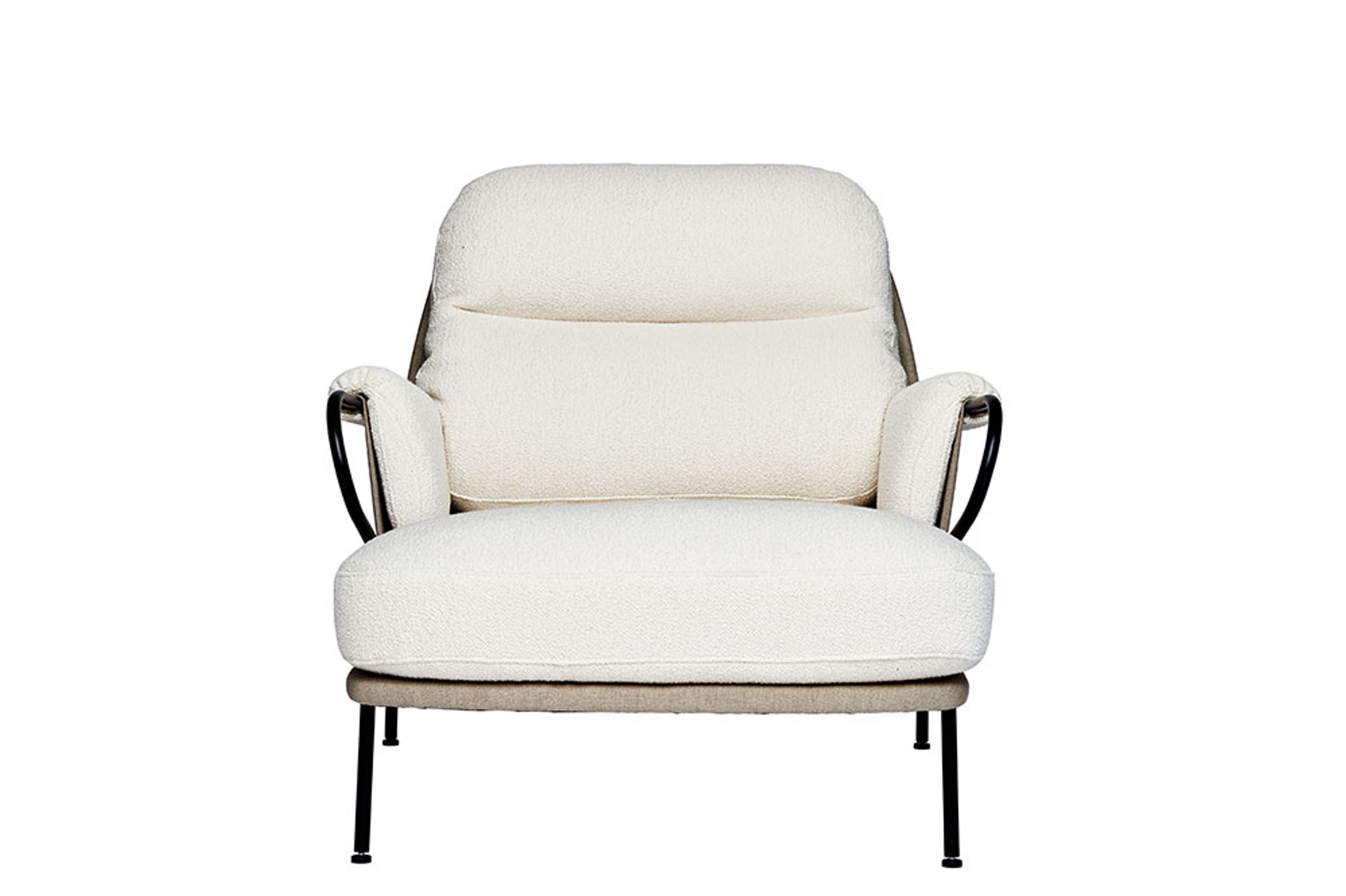 Fogia - Armchair - Lyra - Barnum 24 Lana / Matte Black