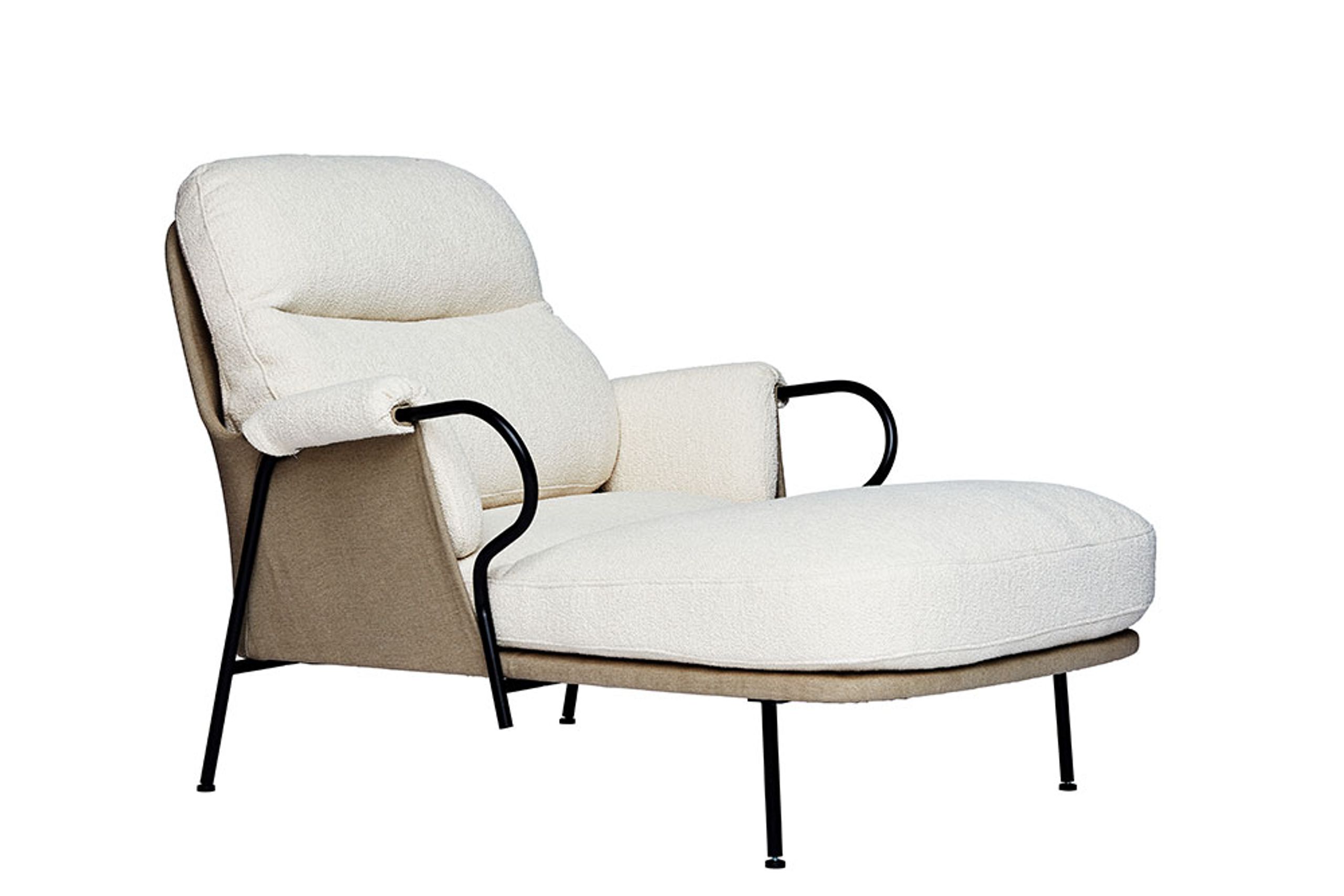 Fogia - Armchair - Lyra - Barnum 24 Lana / Matte Black