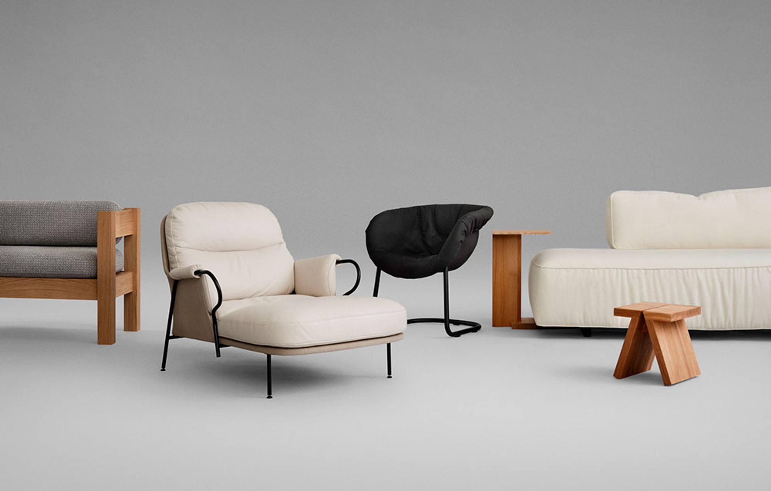 Fogia - Sillón - Lyra - Vintage Cognac / Matte Black