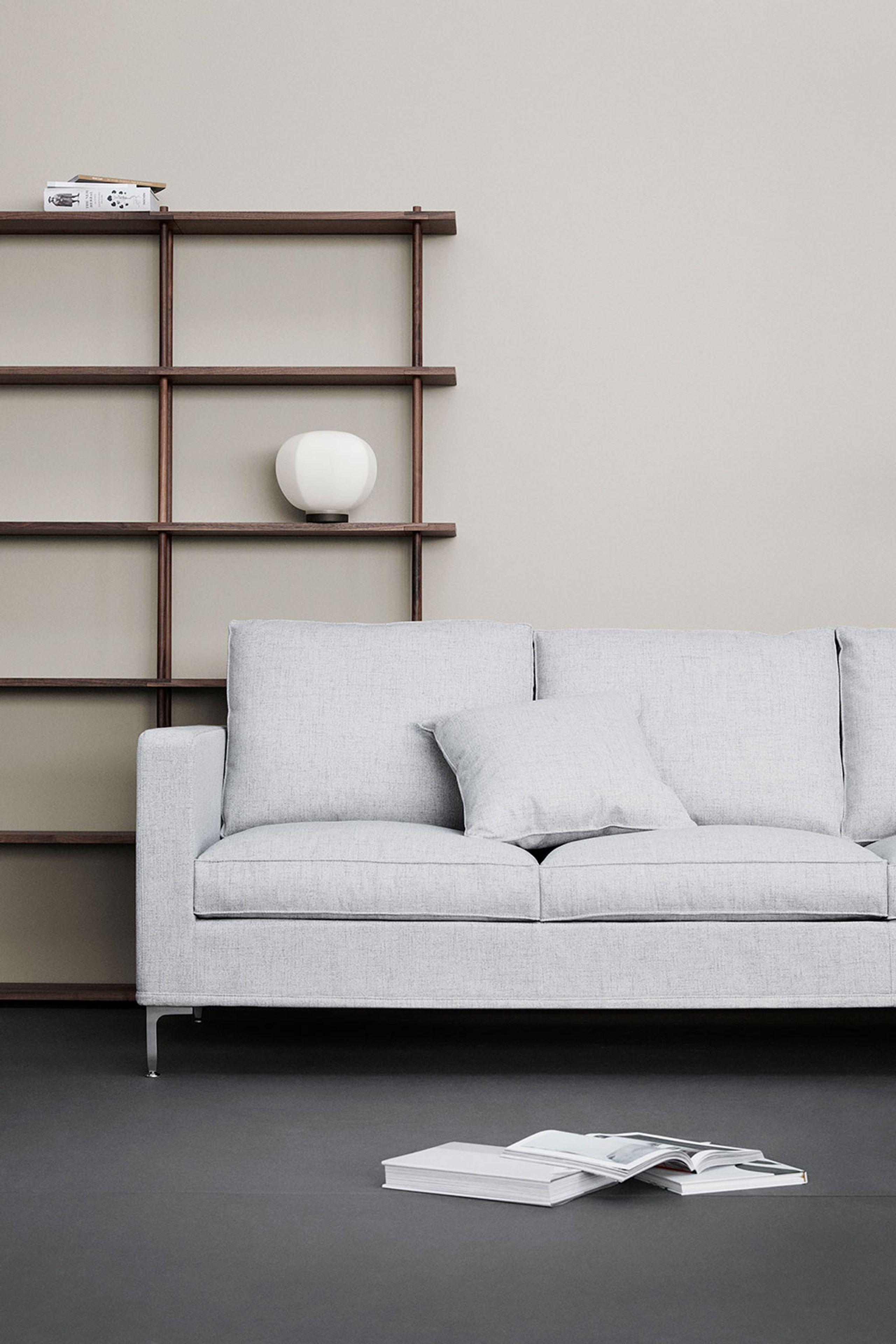 Fogia - Couch - Alex High Edition / 2 Seater - Jade Dark Grey 802