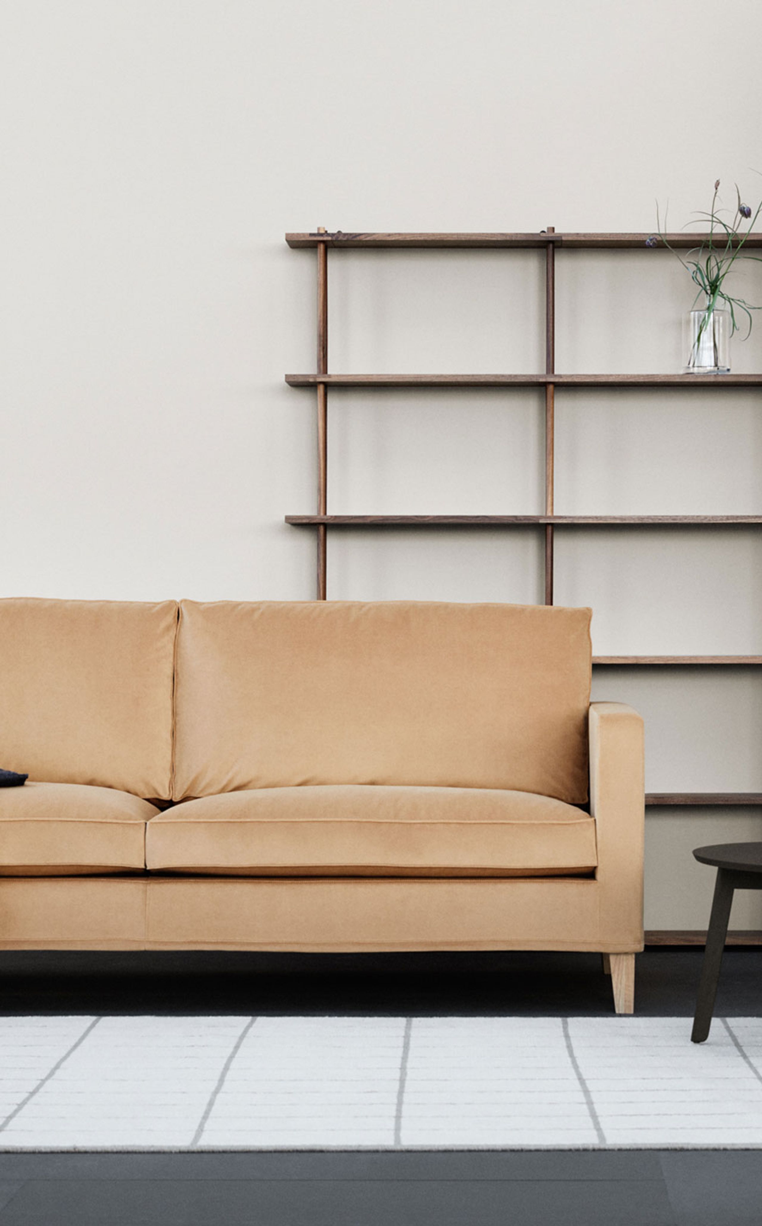 Fogia - Couch - Alex High Edition / 2 Seater - Jade Dark Grey 802