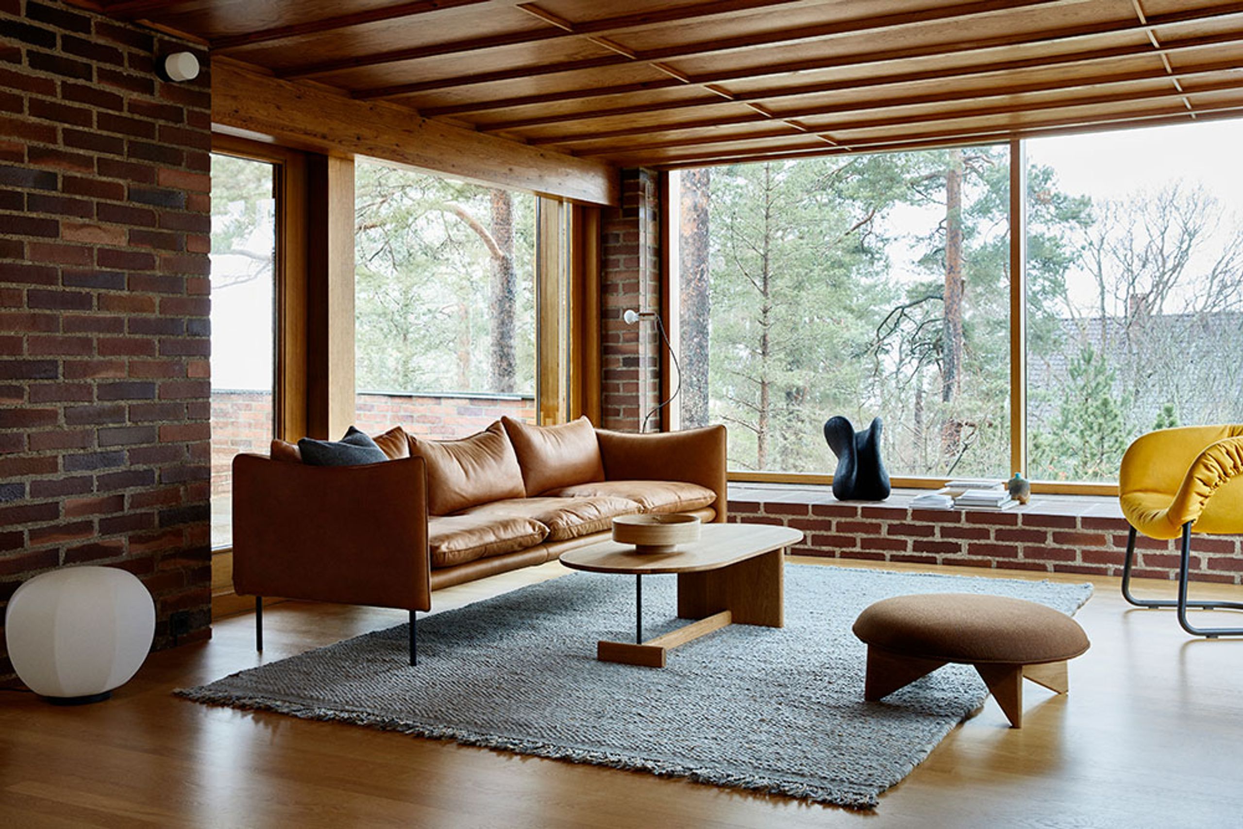 Fogia - Coffee table - Koku / Oval - Large - Wenge Stained Oak