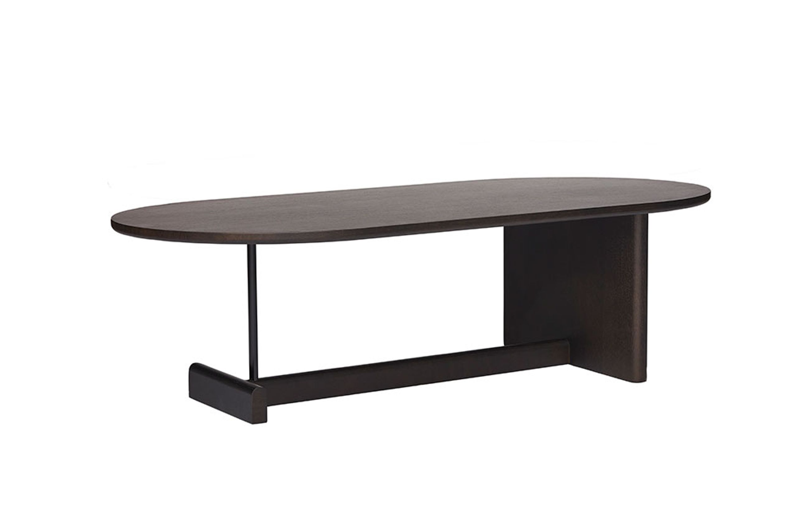 Fogia - Coffee table - Koku / Oval - Small - Wenge Stained Oak