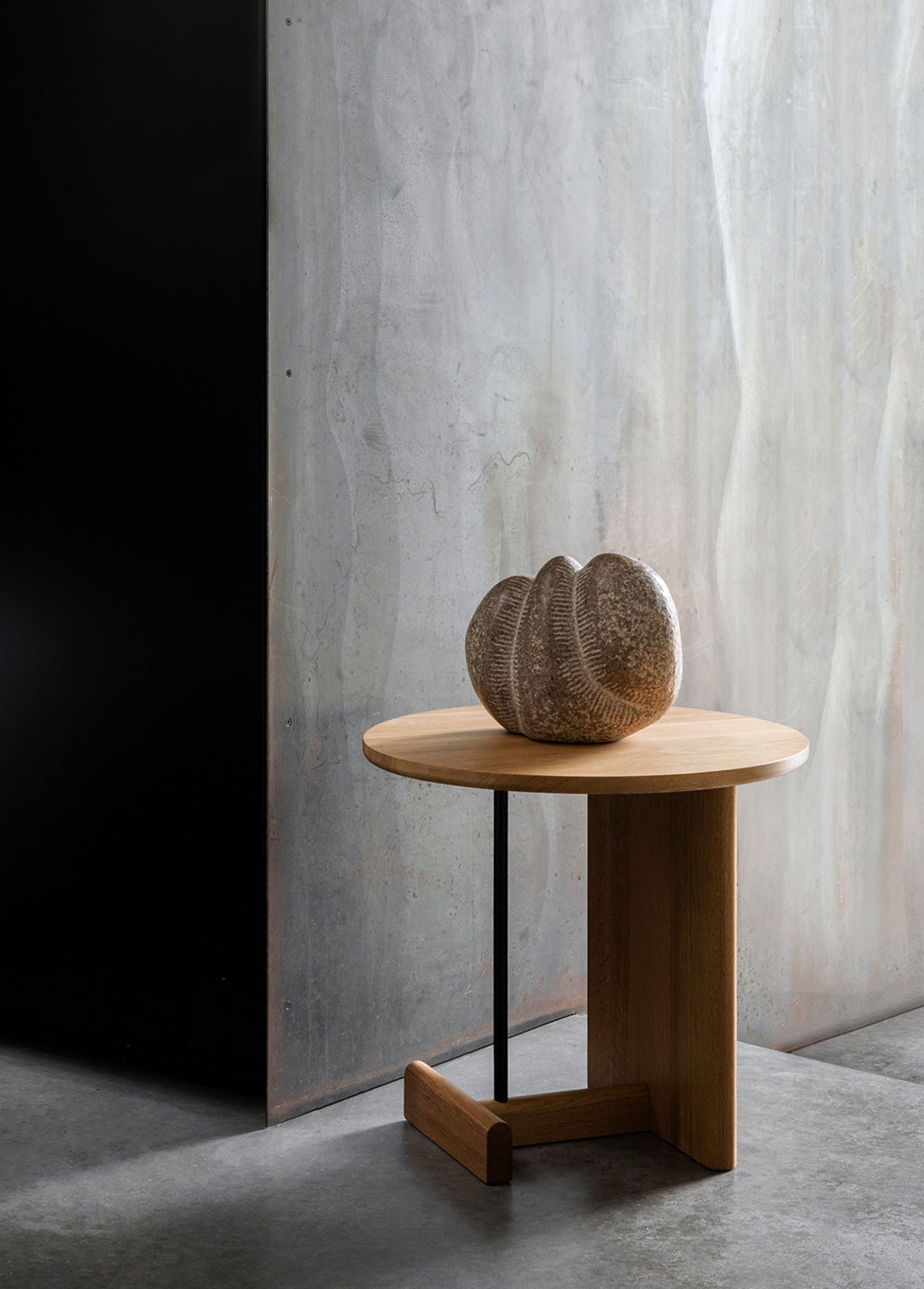 Fogia - Coffee table - Koku / Round - Large - Lacquered Oak