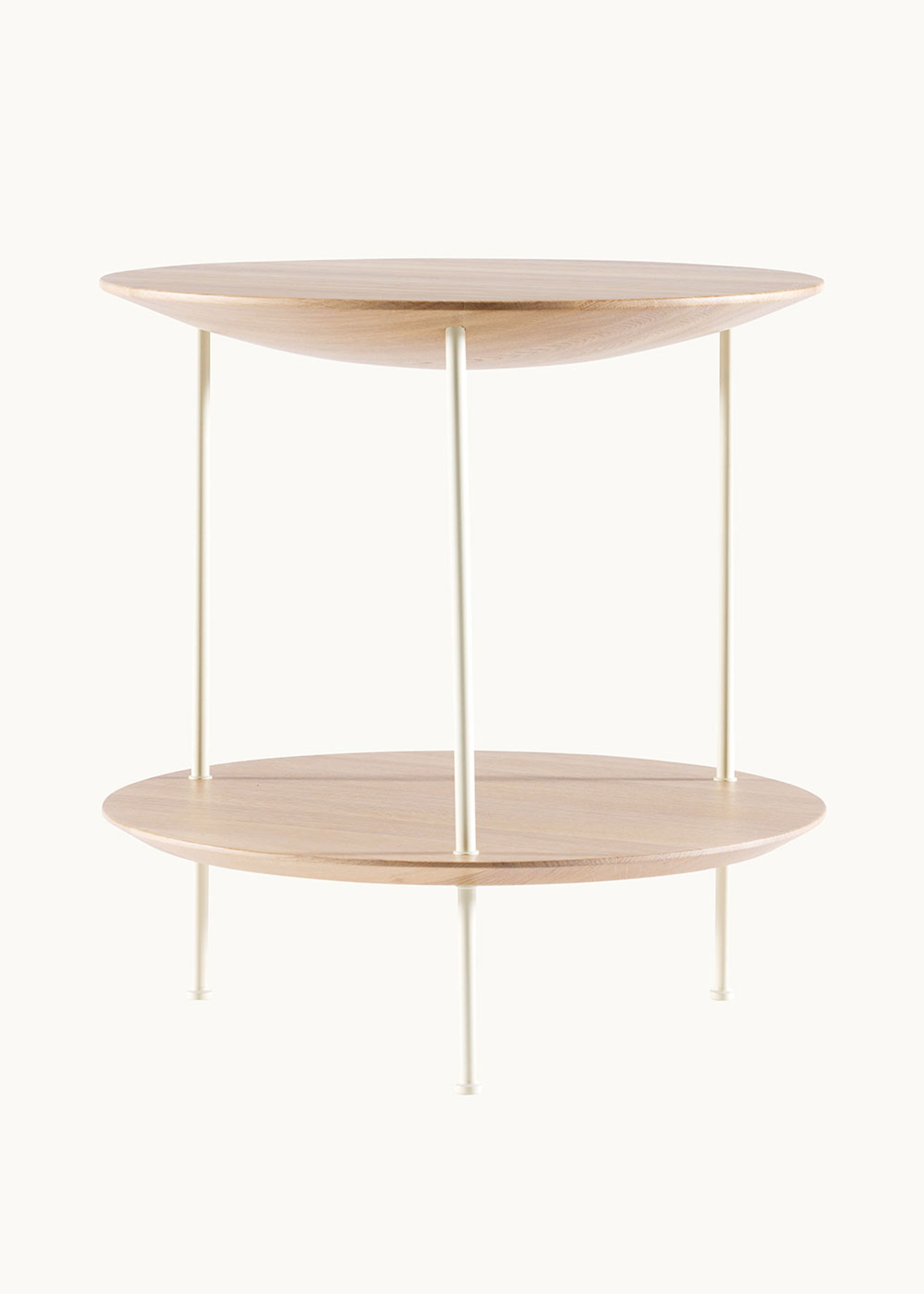 Fogia - Coffee table - Pastille - Light Oak / Pearl White