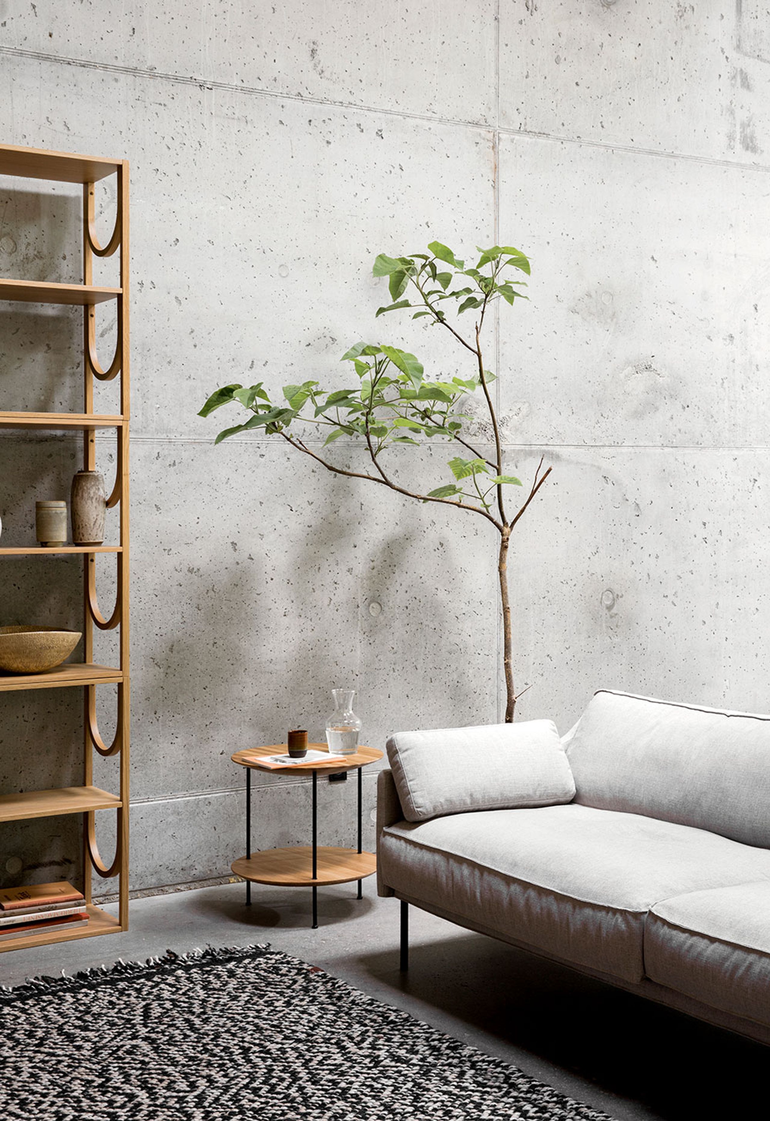 Fogia - Coffee table - Pastille - Light Oak / Pearl White