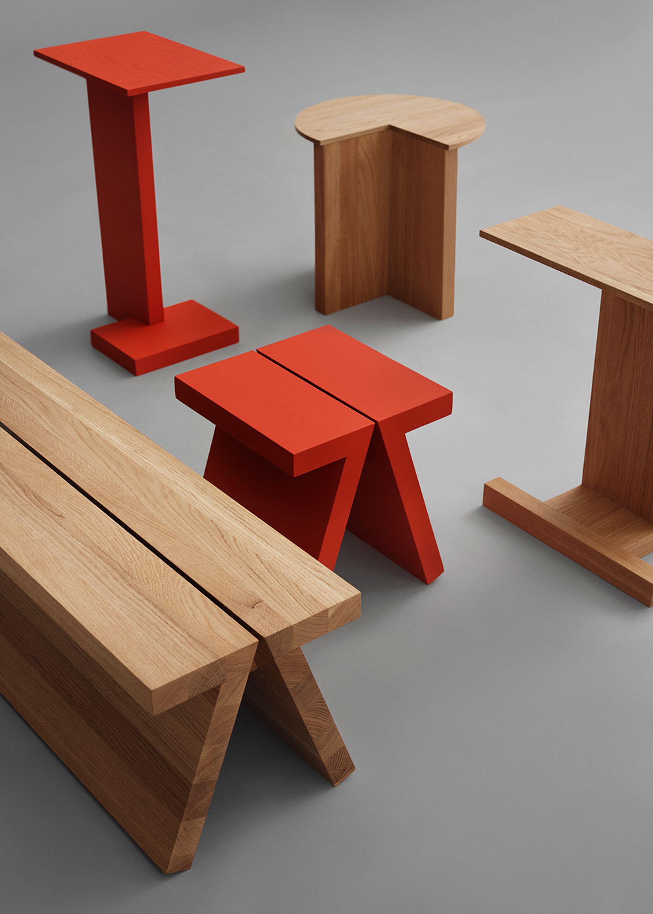 Fogia - Tavolino da caffè - Supersolid / Object 4 - Red Special Stained Oak