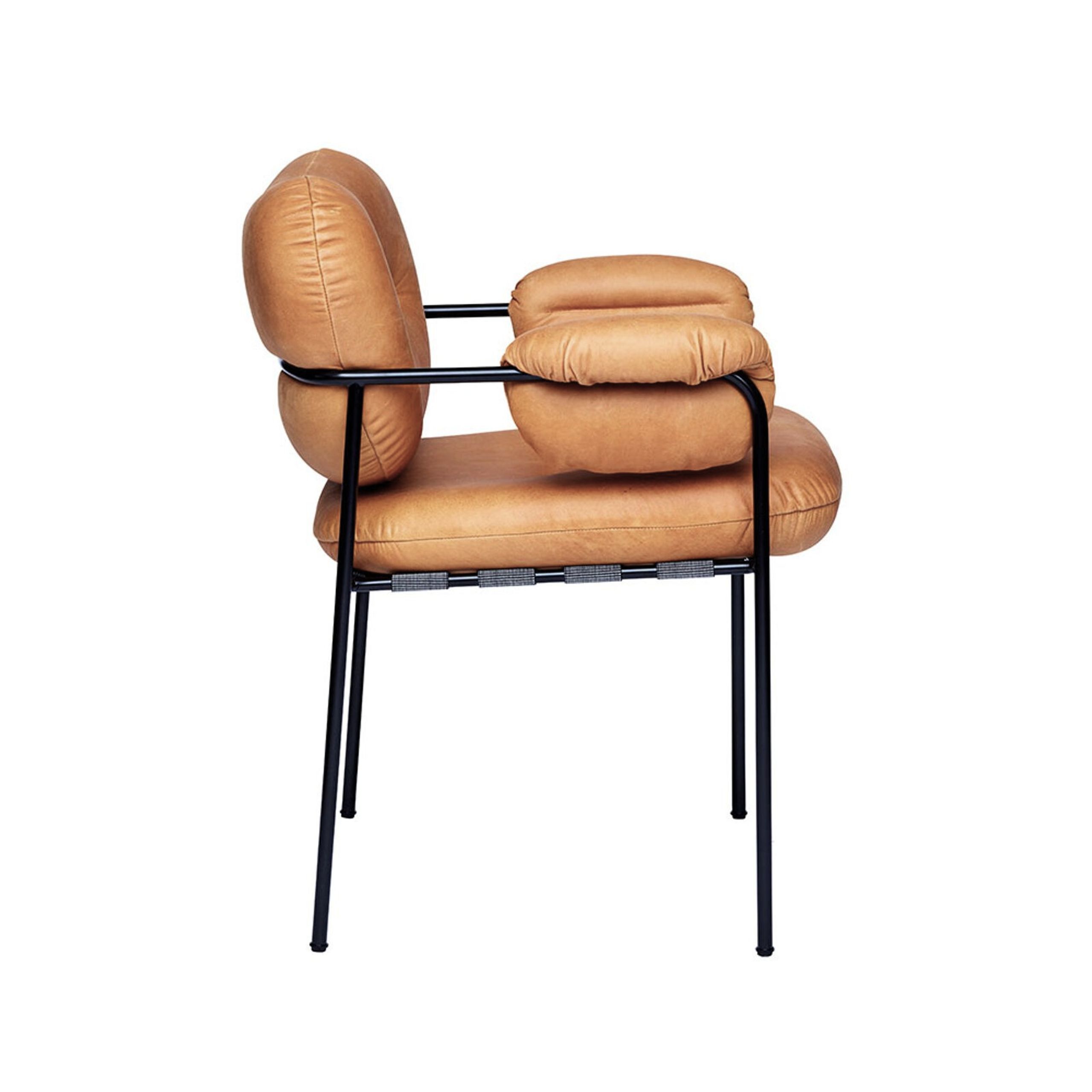 Fogia - Chaise à manger - Spisolini - Vintage Cognac