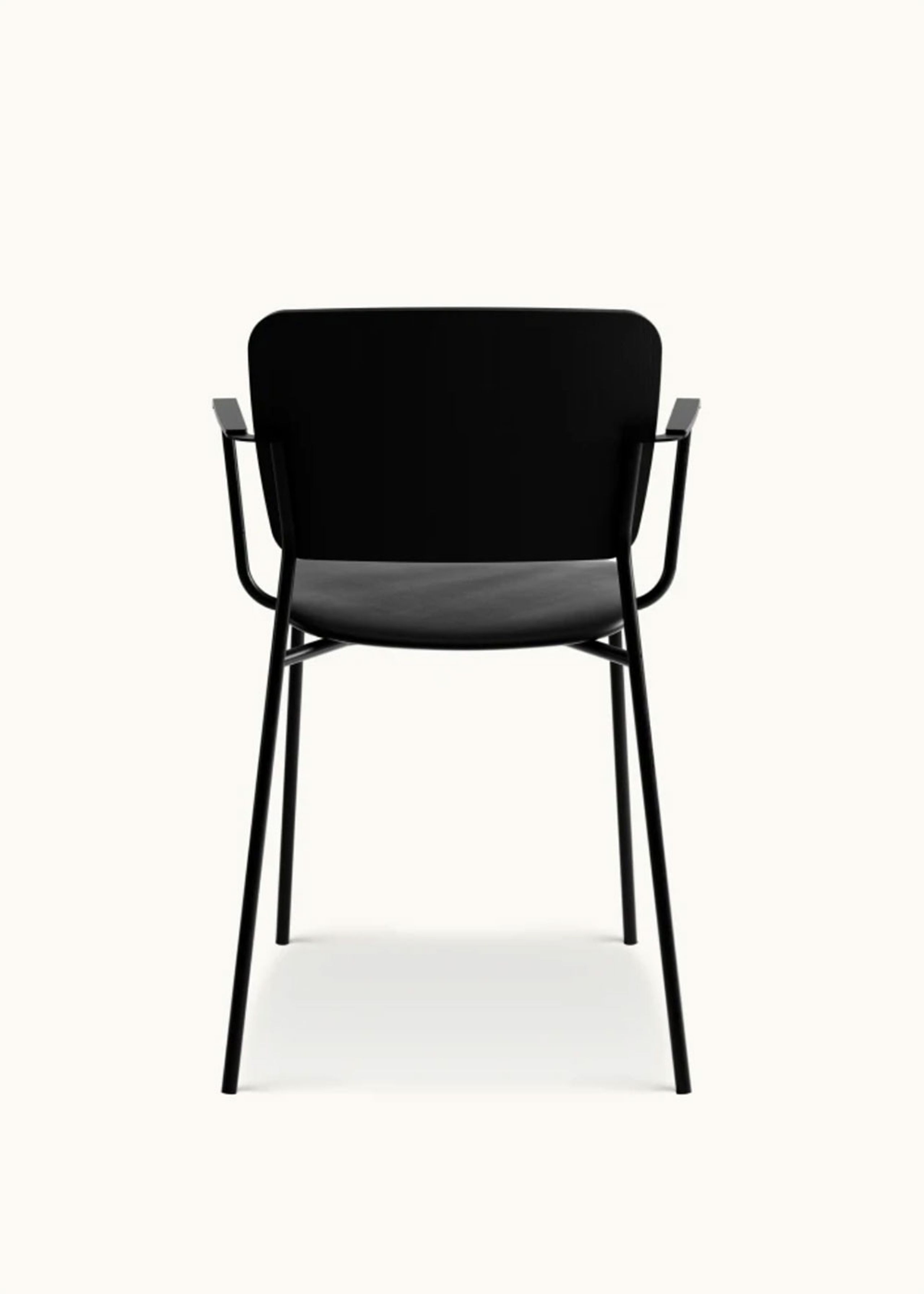 Fogia - Stol - Mono Armchair / Seat Upholstery - Seat: Black Stained Oak / Elmosoft 99999