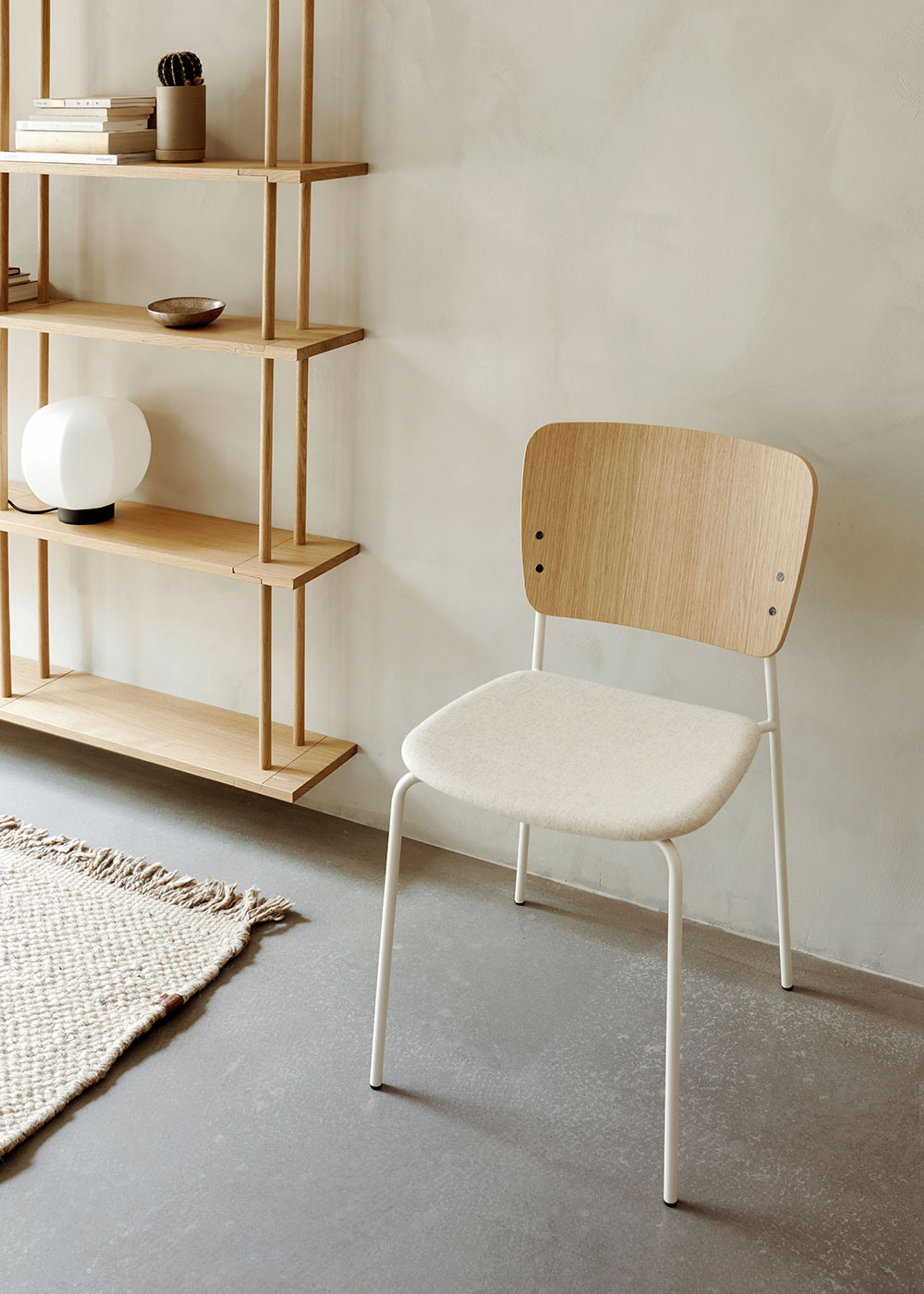 Fogia - Jídelní židle - Mono Chair - Seat: Pearl White Stained Oak