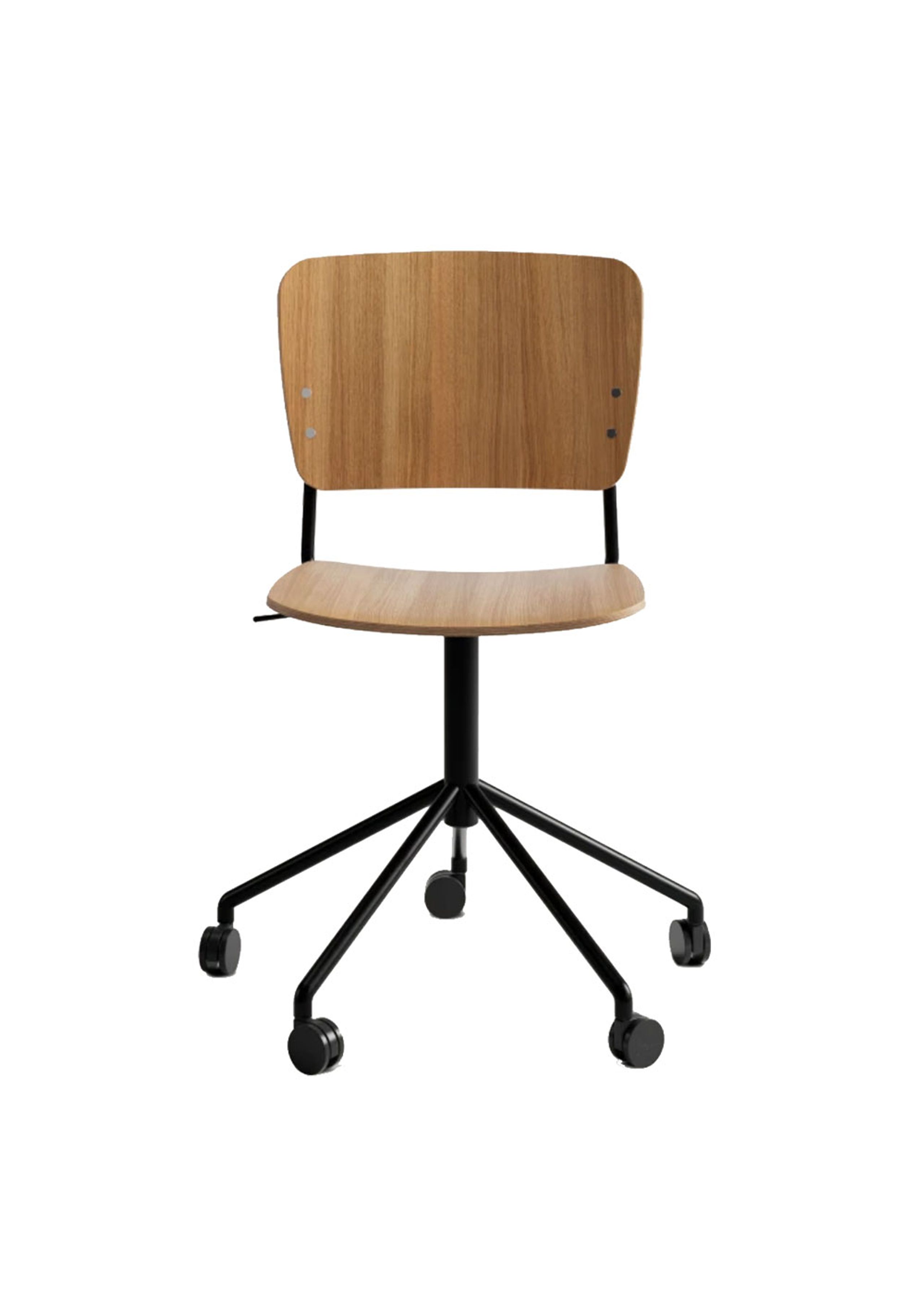 Fogia - Chair - Mono Chair w. Swivel - Seat: Lacquered Oak
