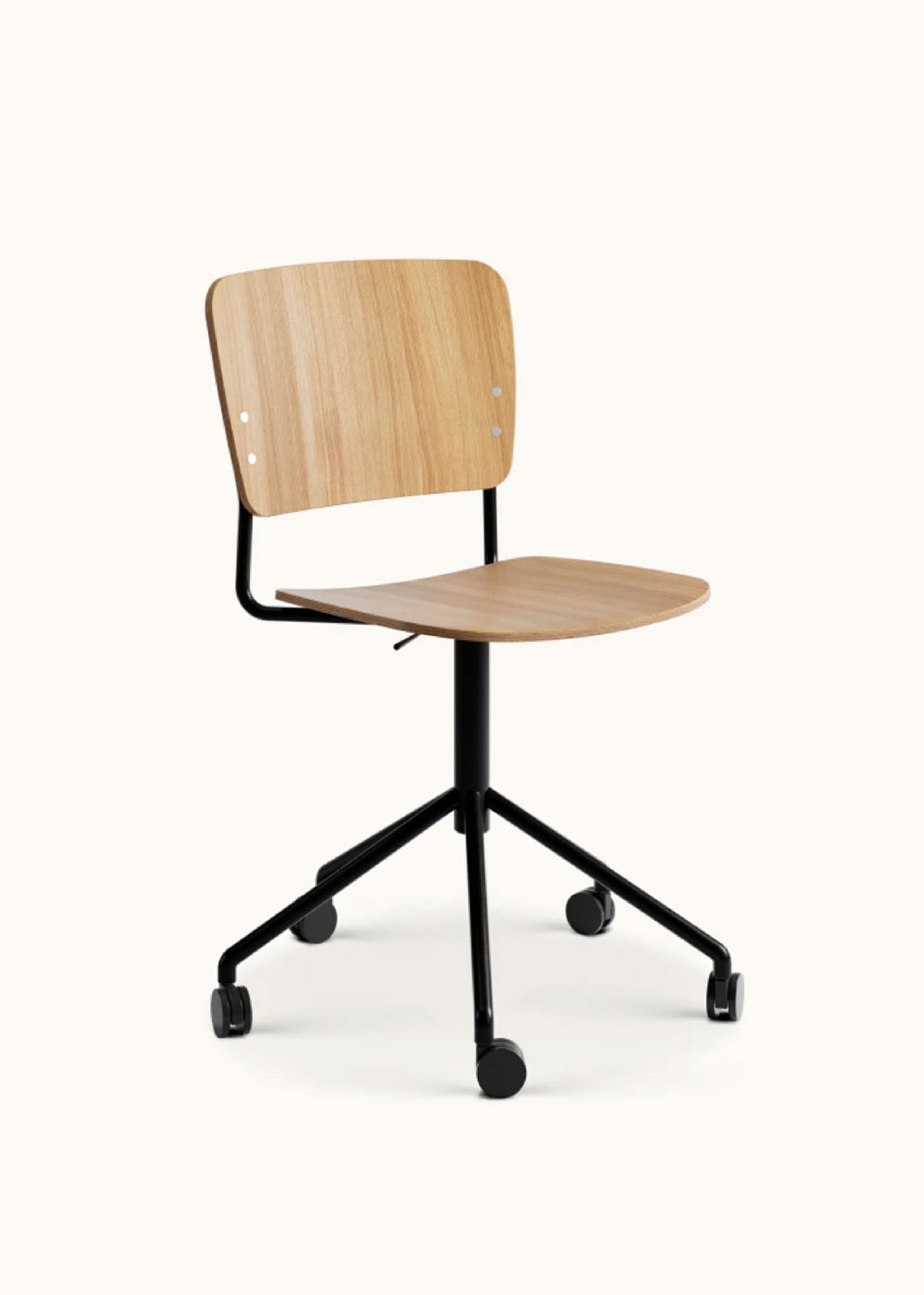 Fogia - Chair - Mono Chair w. Swivel - Seat: Lacquered Oak