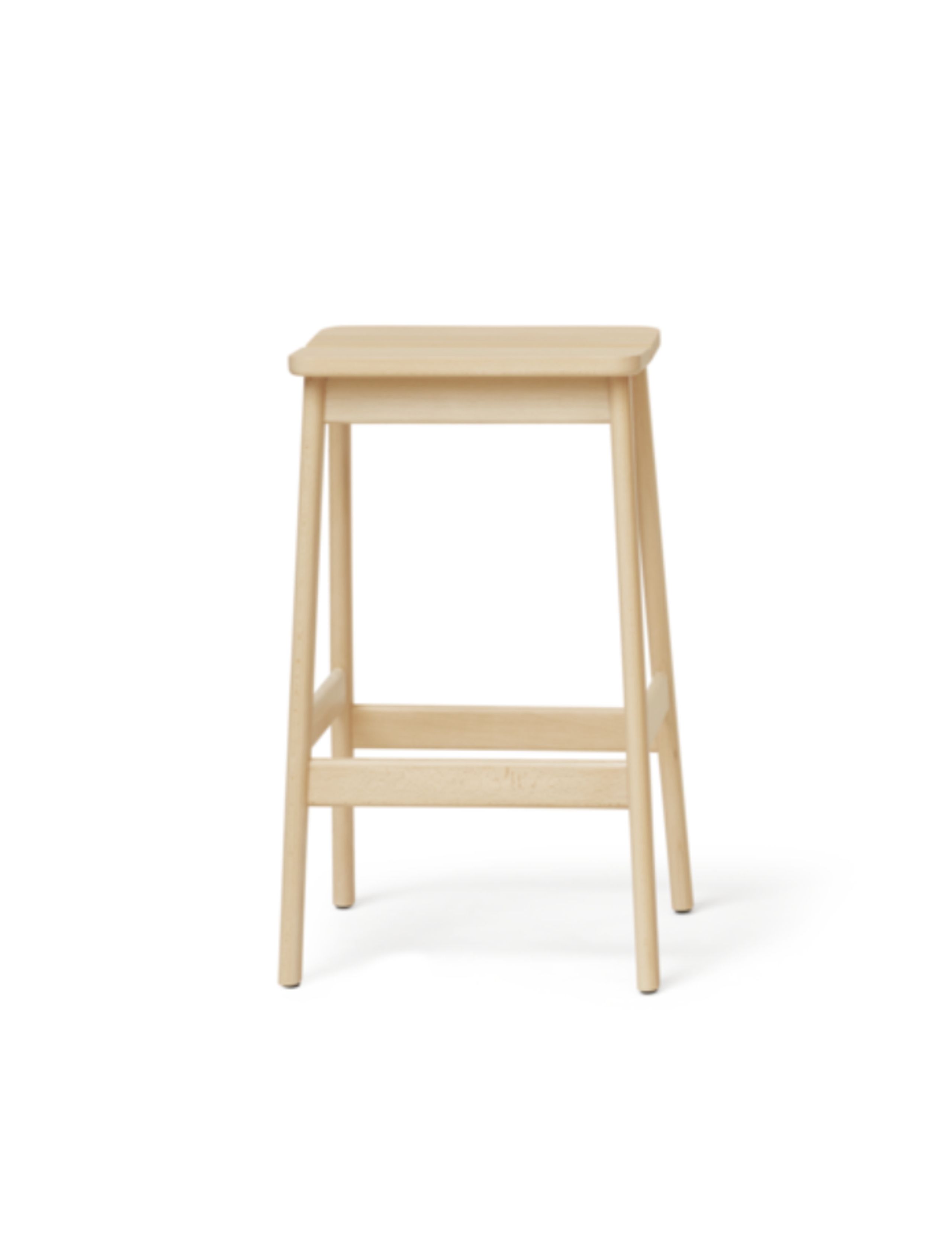 Form & Refine - Bar stool - Form & Refine - Angle Bar Stool - Beech - 65