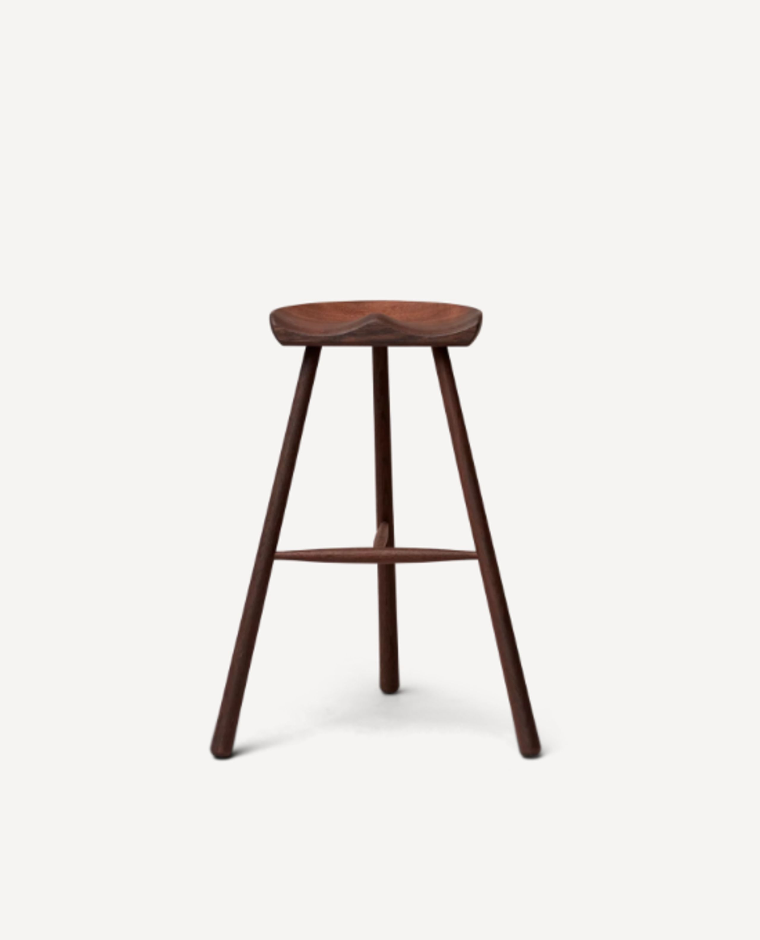 Form & Refine - Bar stool - Shoemaker ChairTM, No. 78 - Røget Eg