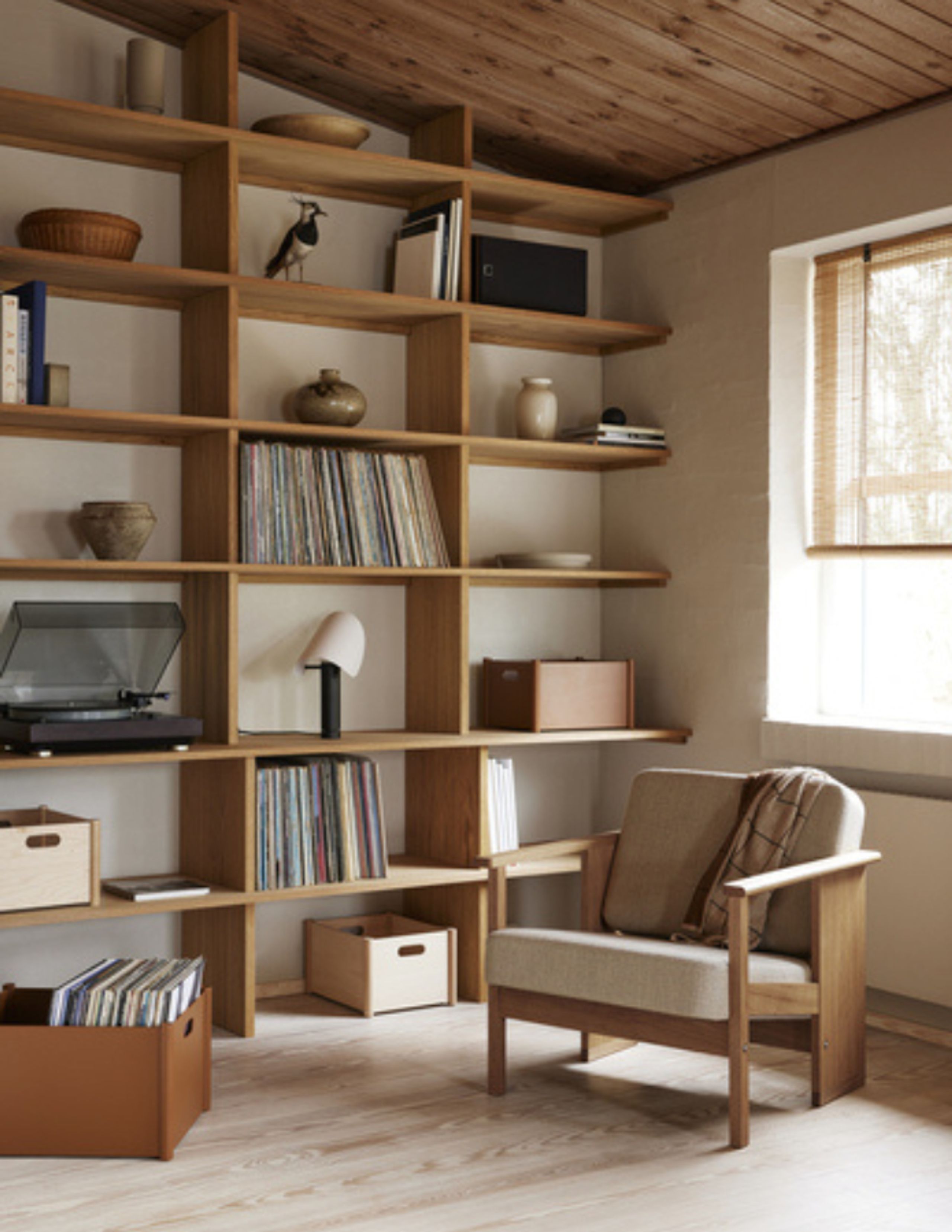 Form & Refine - Lid - Pillar Storage Box Lid - Beech - Medium