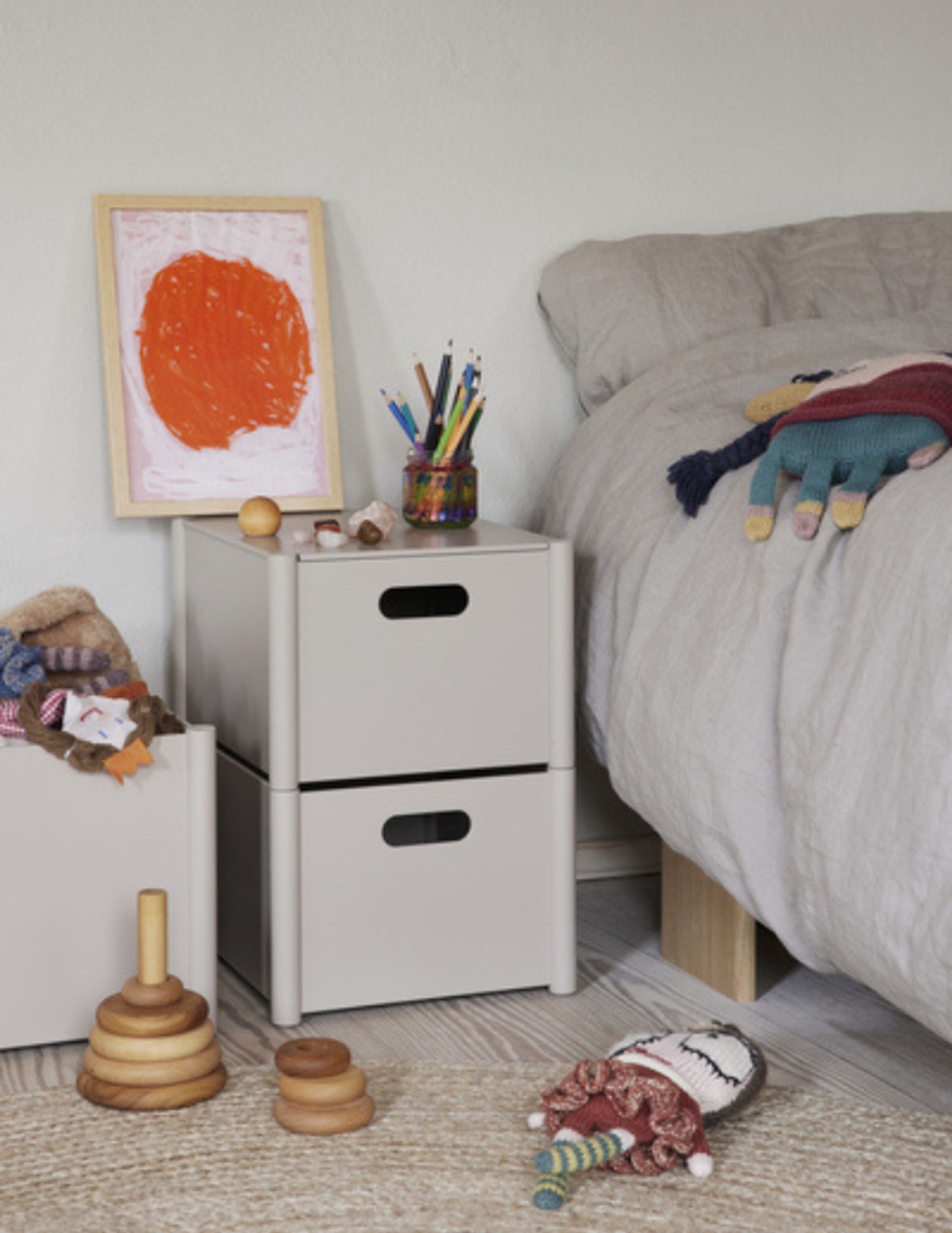 Form & Refine - Lid - Pillar Storage Box Lid - Beech - Medium