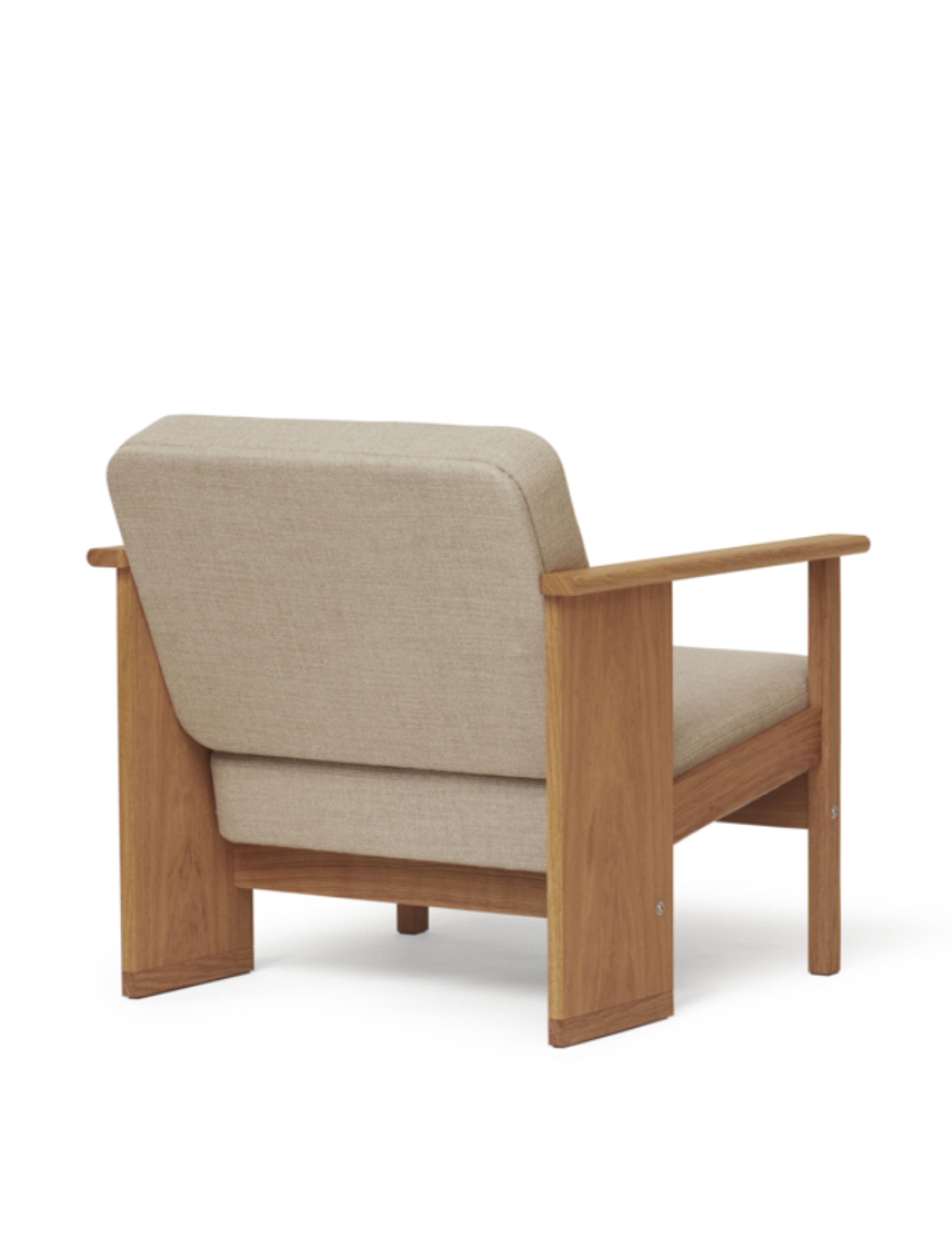 Form & Refine - Lounge chair - Block Lounge Chair - Oiled Oak