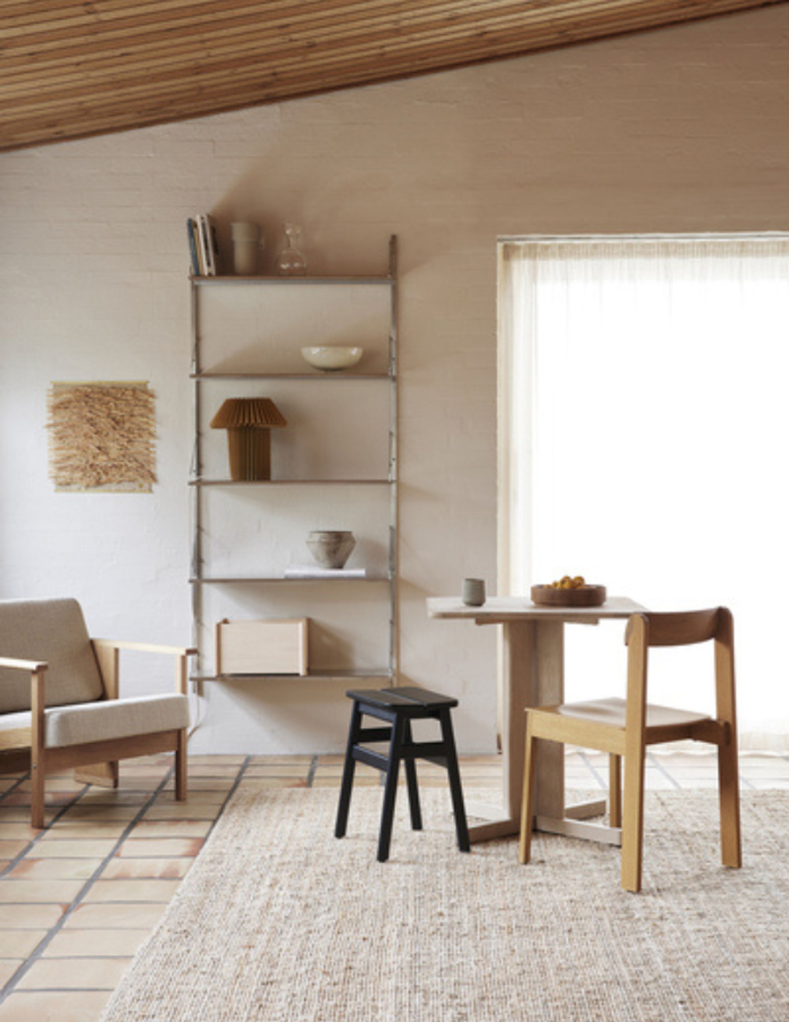 Form & Refine - Lounge chair - Block Lounge Chair - Oiled Oak