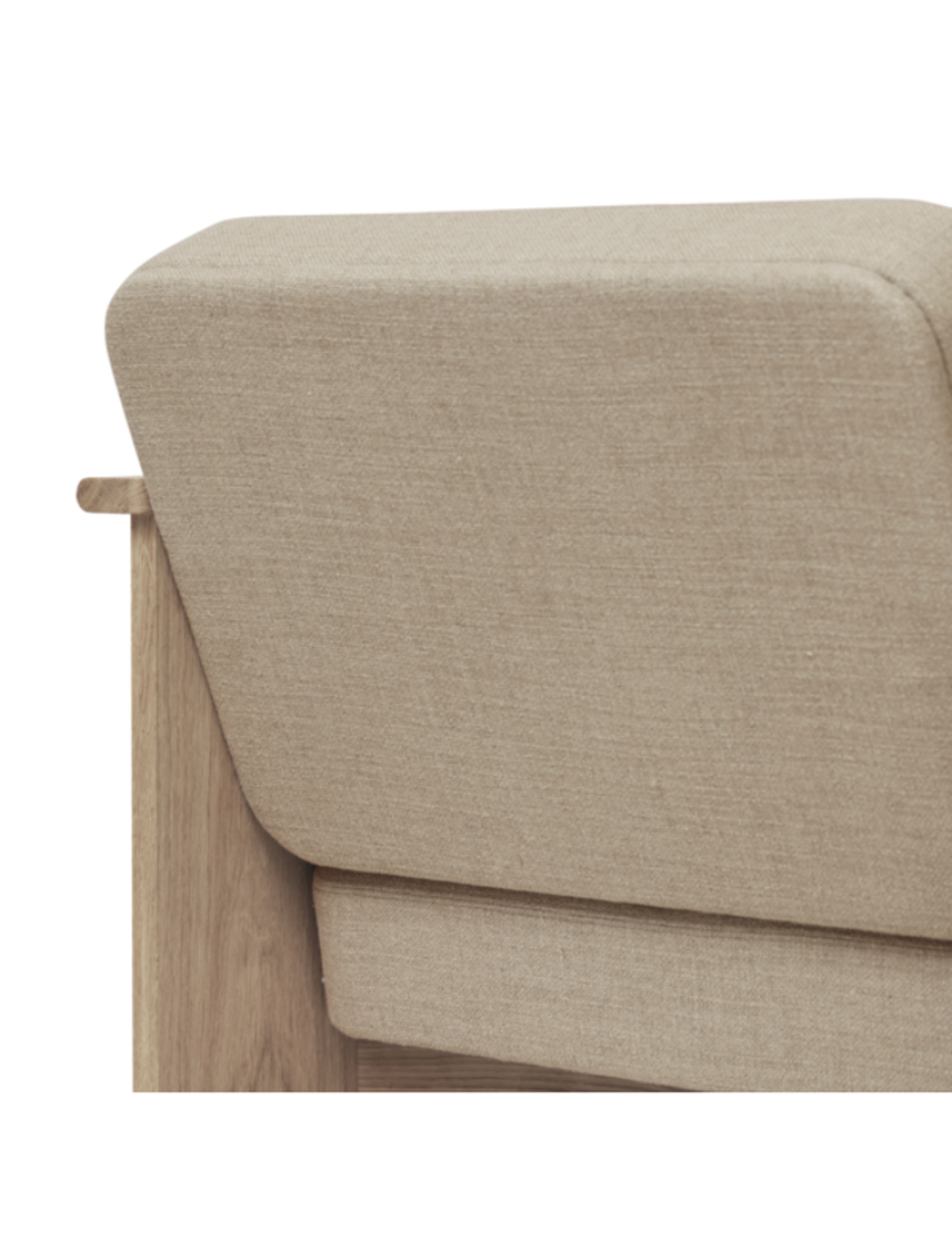 Form & Refine - Lounge chair - Block Lounge Chair - White Oiled Oak