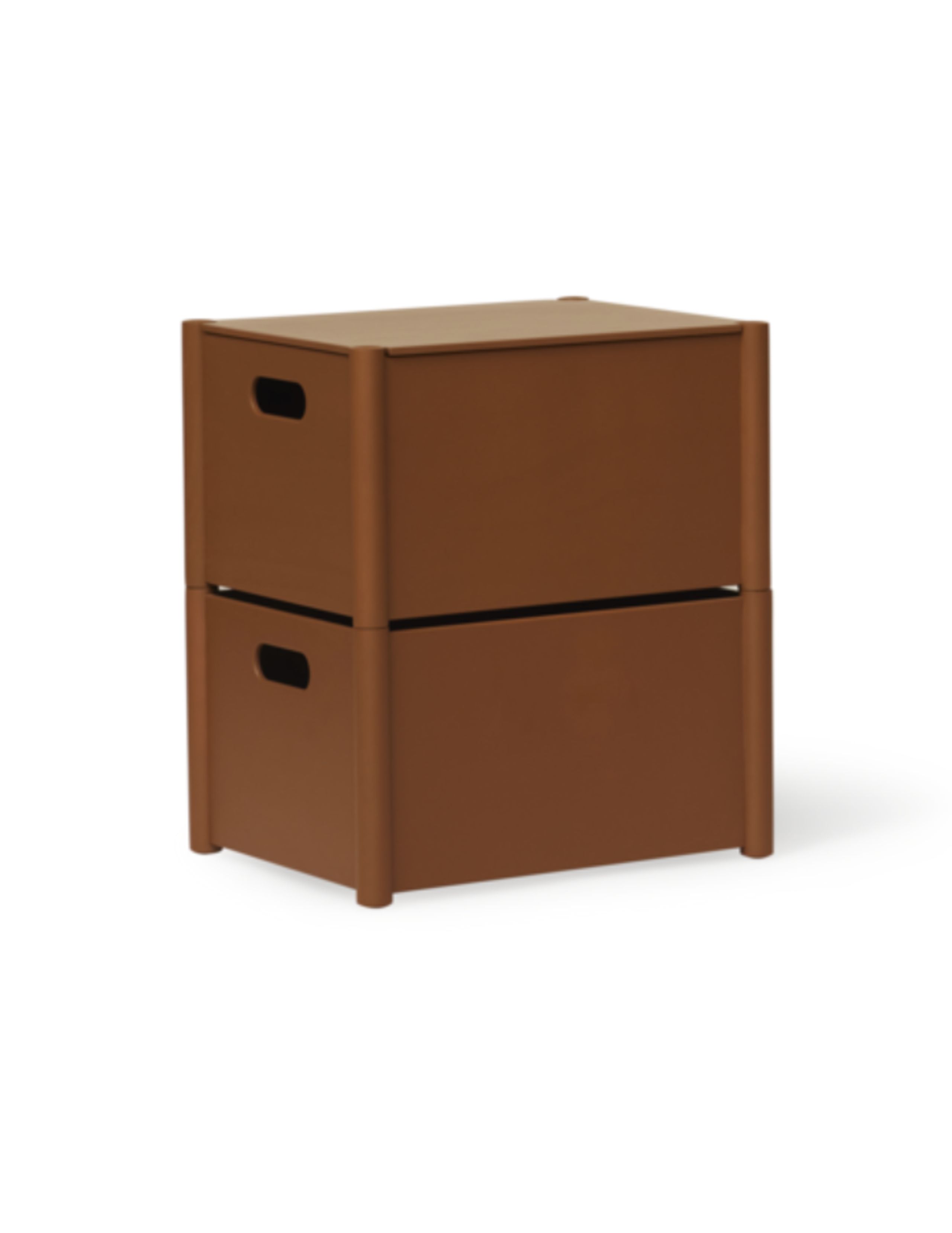 Form & Refine - Úložné boxy - Pillar Storage Box - Clay Brown - Medium