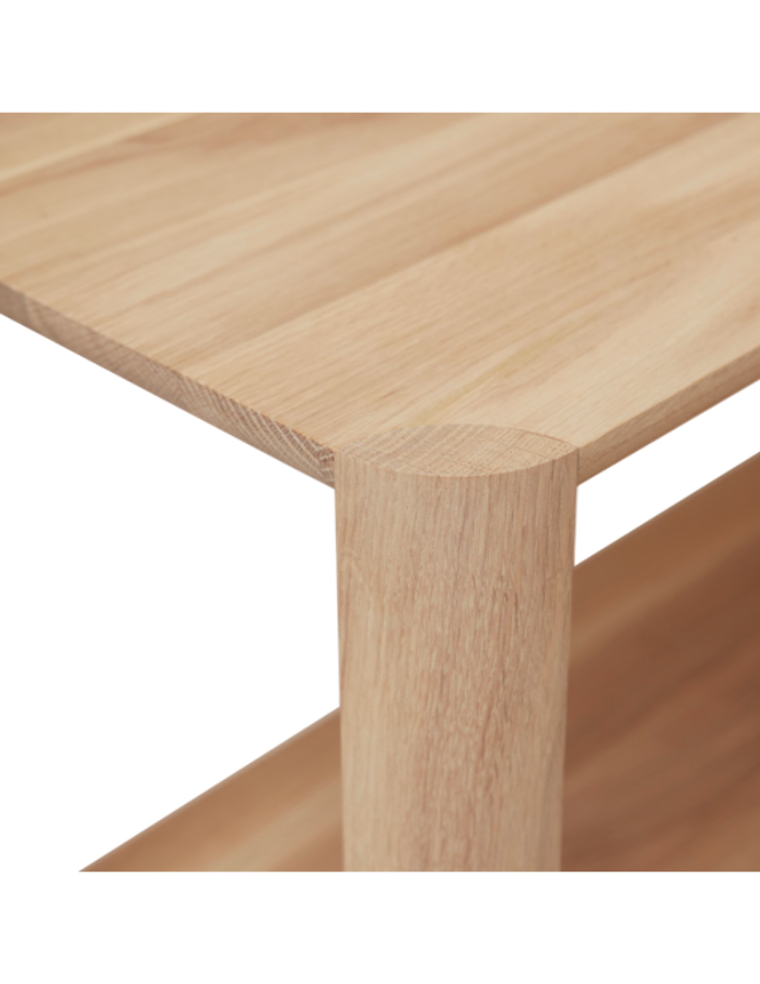 Form & Refine - Reol - Leaf Reol 1x3 - White Oiled Oak