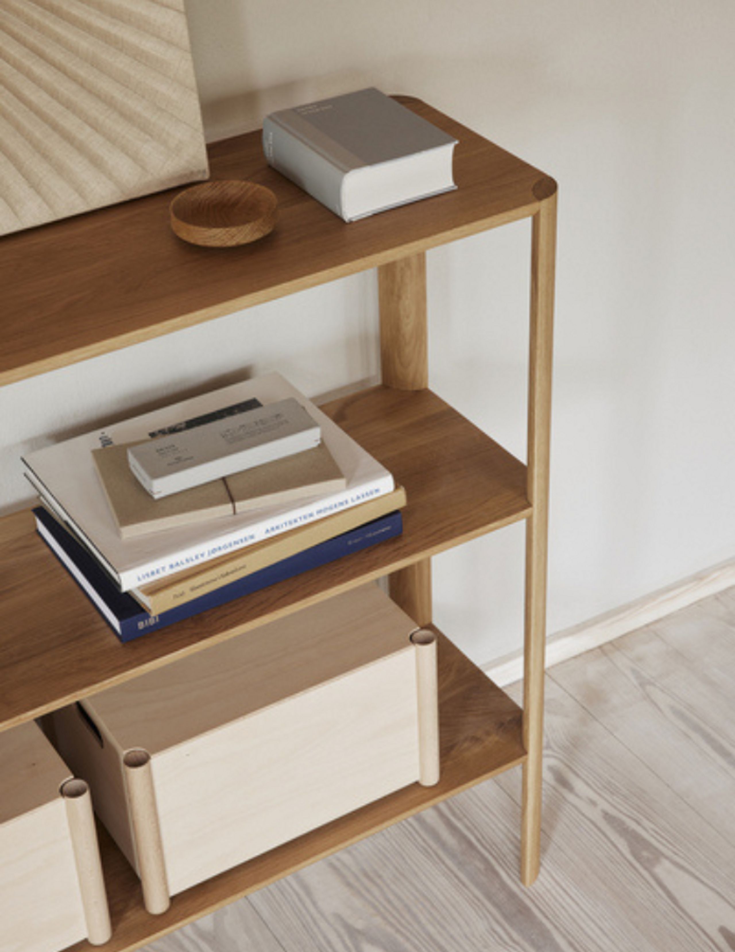 Form & Refine - Stellingen - Leaf Shelf 2x3 - White Oiled Oak