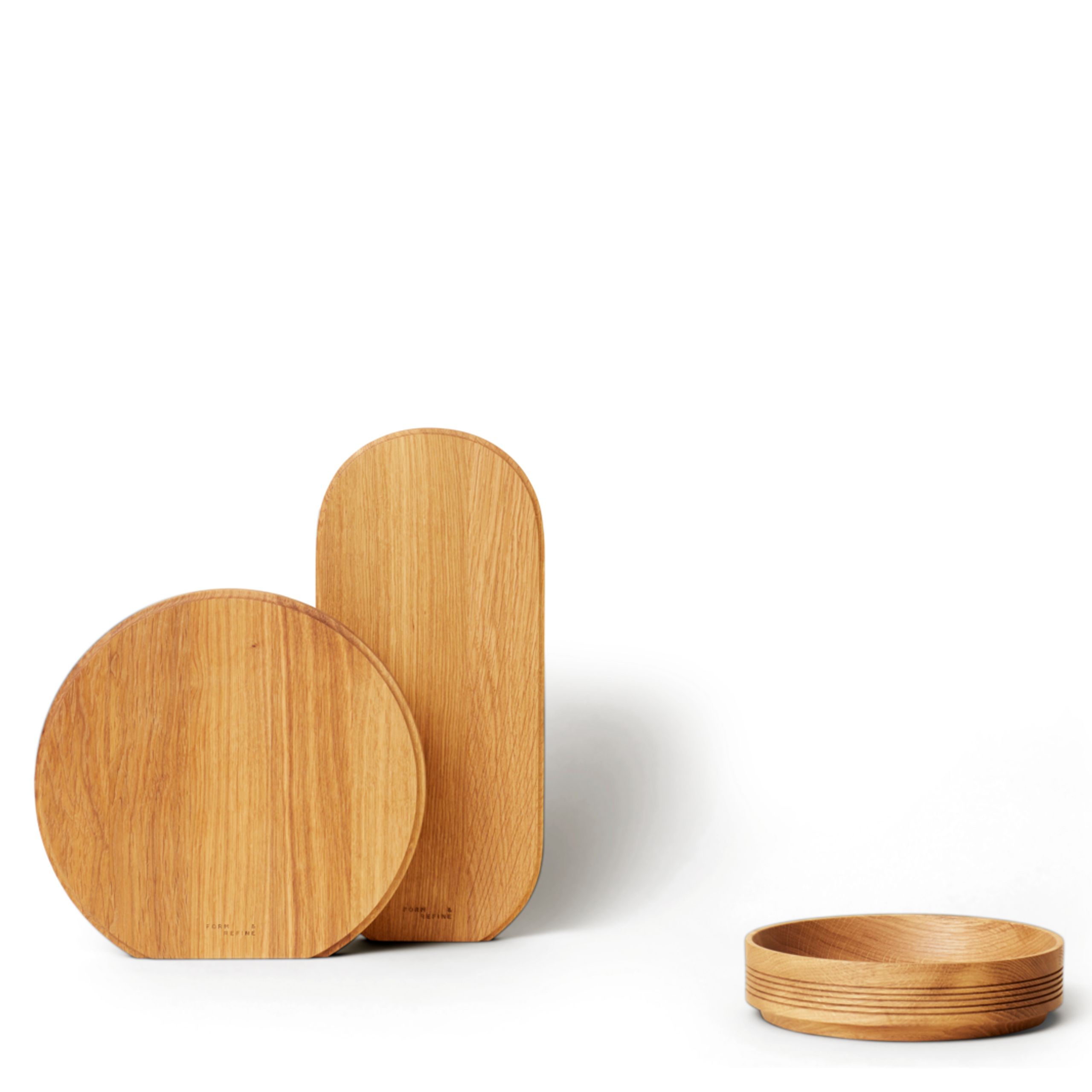 Form & Refine - Cutting Board - Section Skærebræt - Oak - round