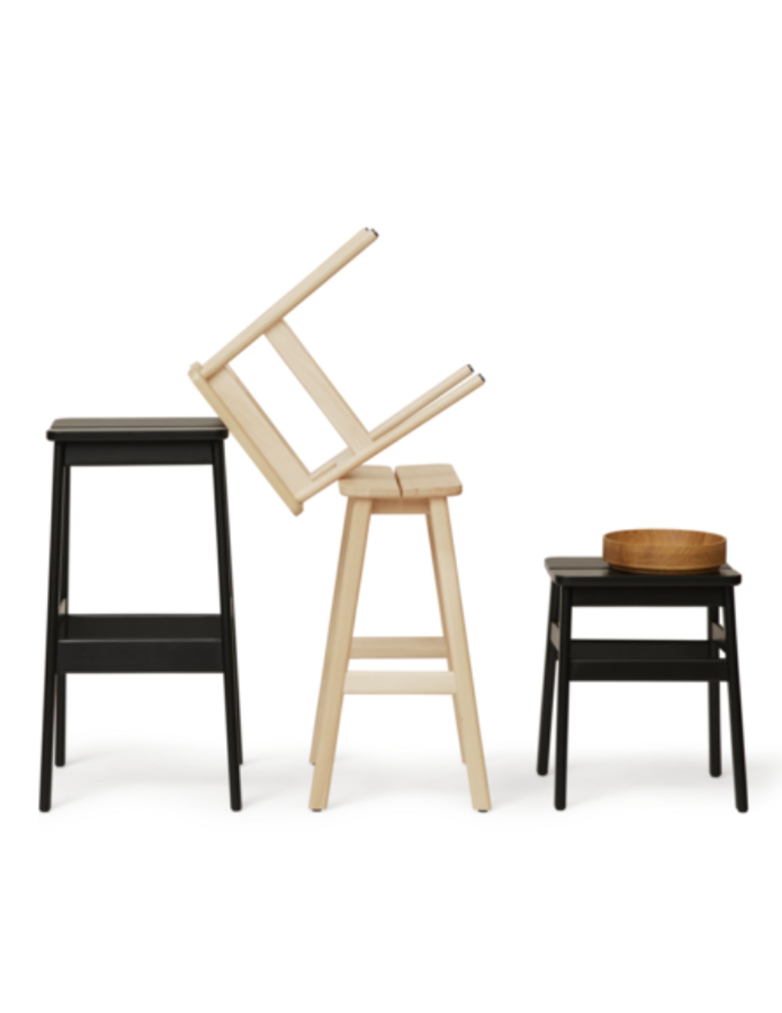 Form & Refine - Stool - Angle Standard Stool - Beech