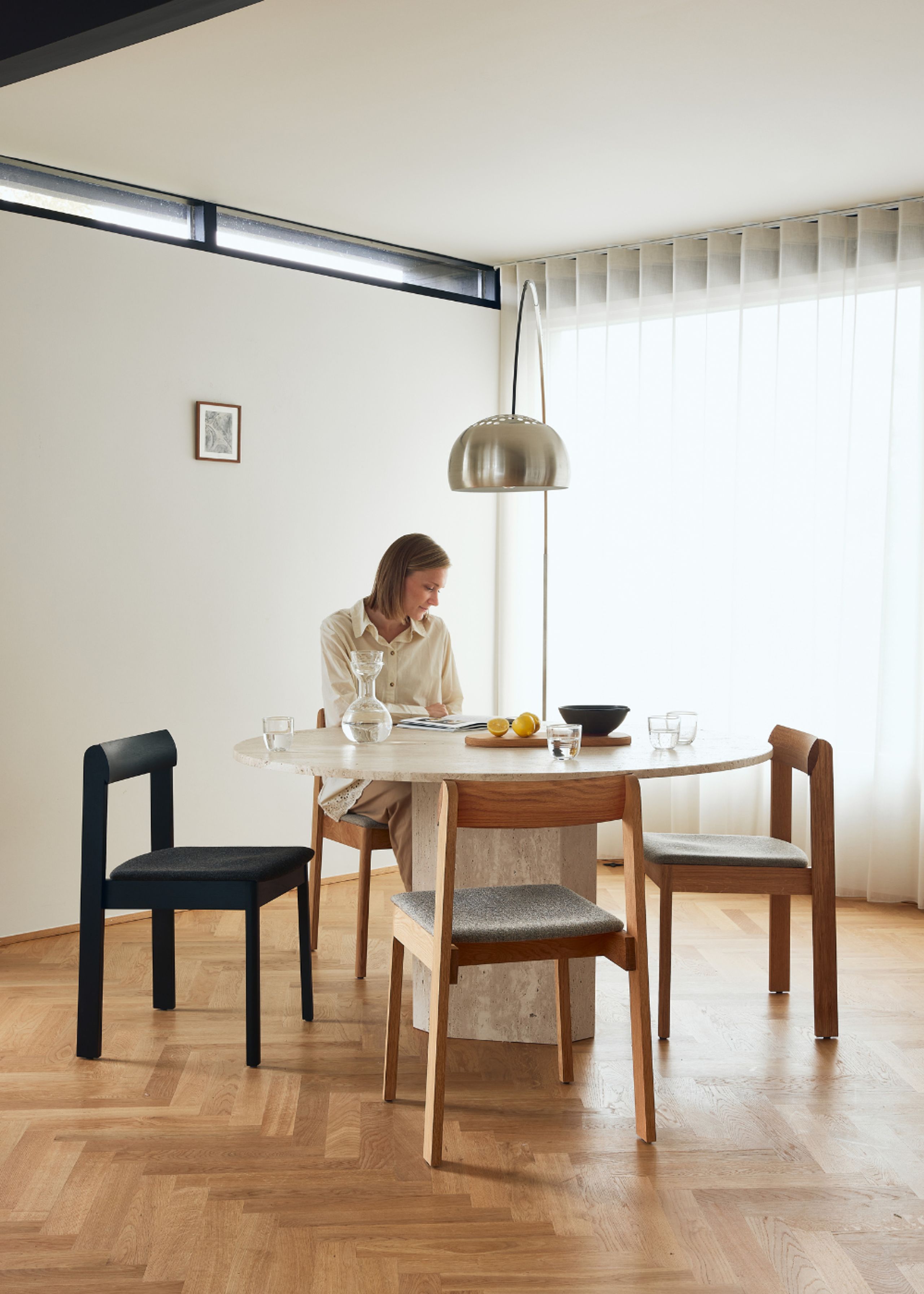 Form & Refine - Jedálenská stolička - Blueprint Chair Hallingdal - Oak