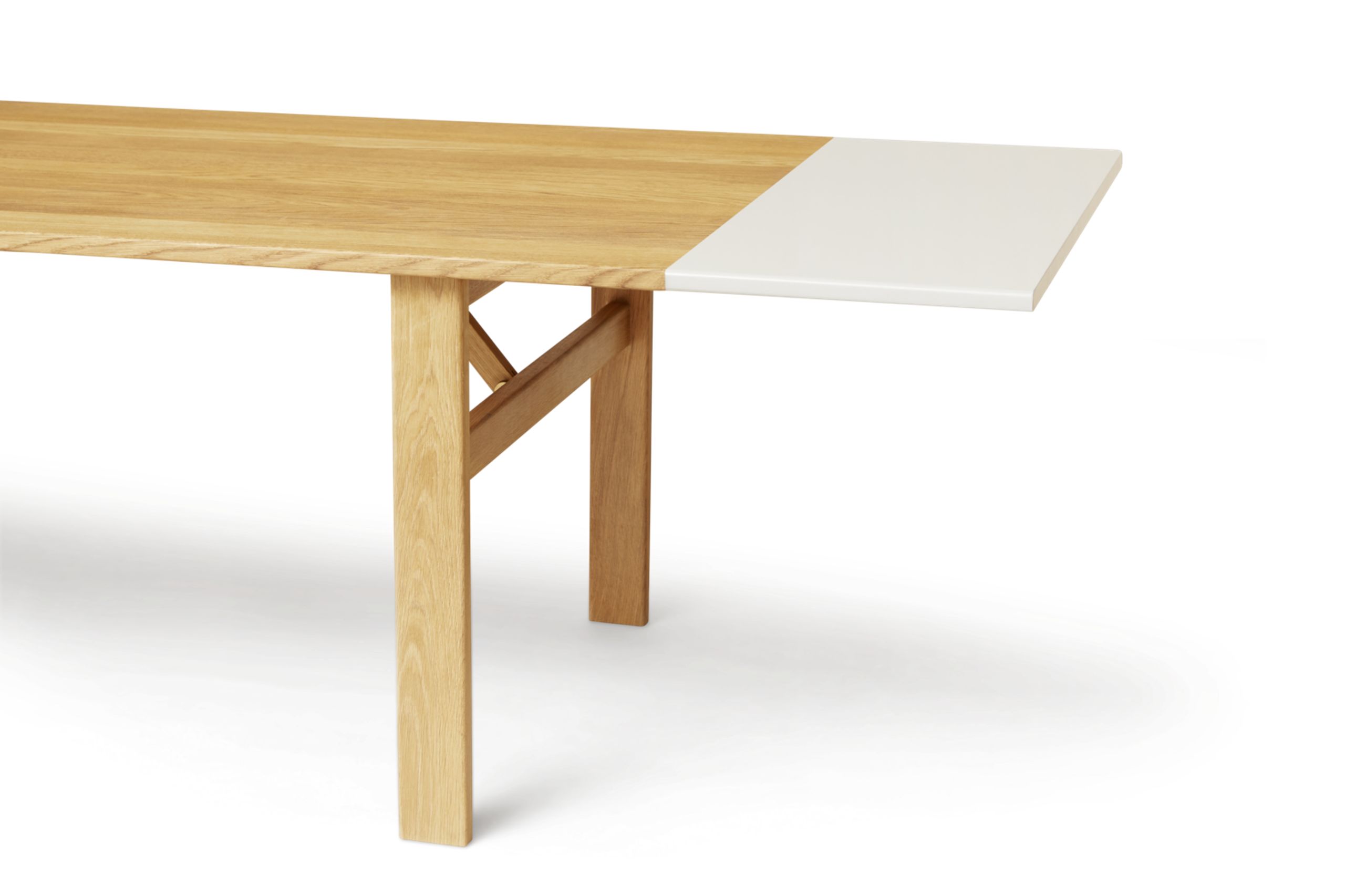 Form & Refine - Tischverlängerung - Tillægsplader til Damsbo Spisebord 2-Pak - Matt grey