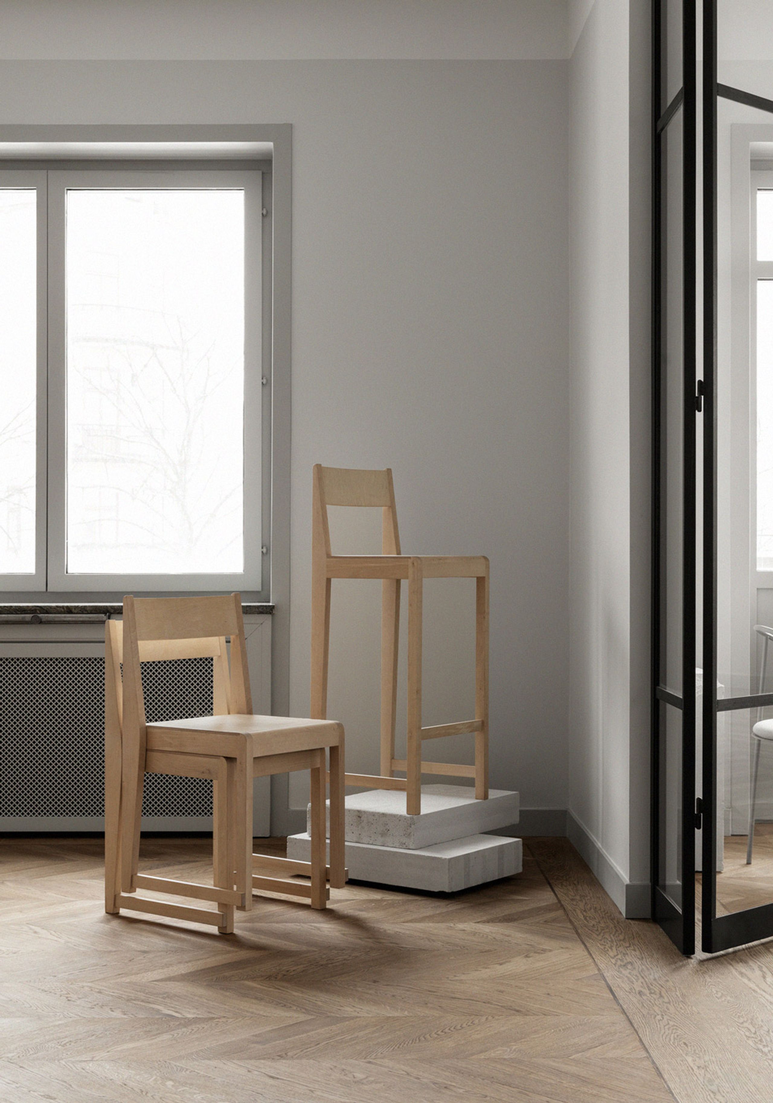 FRAMA - Tabouret de bar - Bar chair 01 - High - Natural Oak