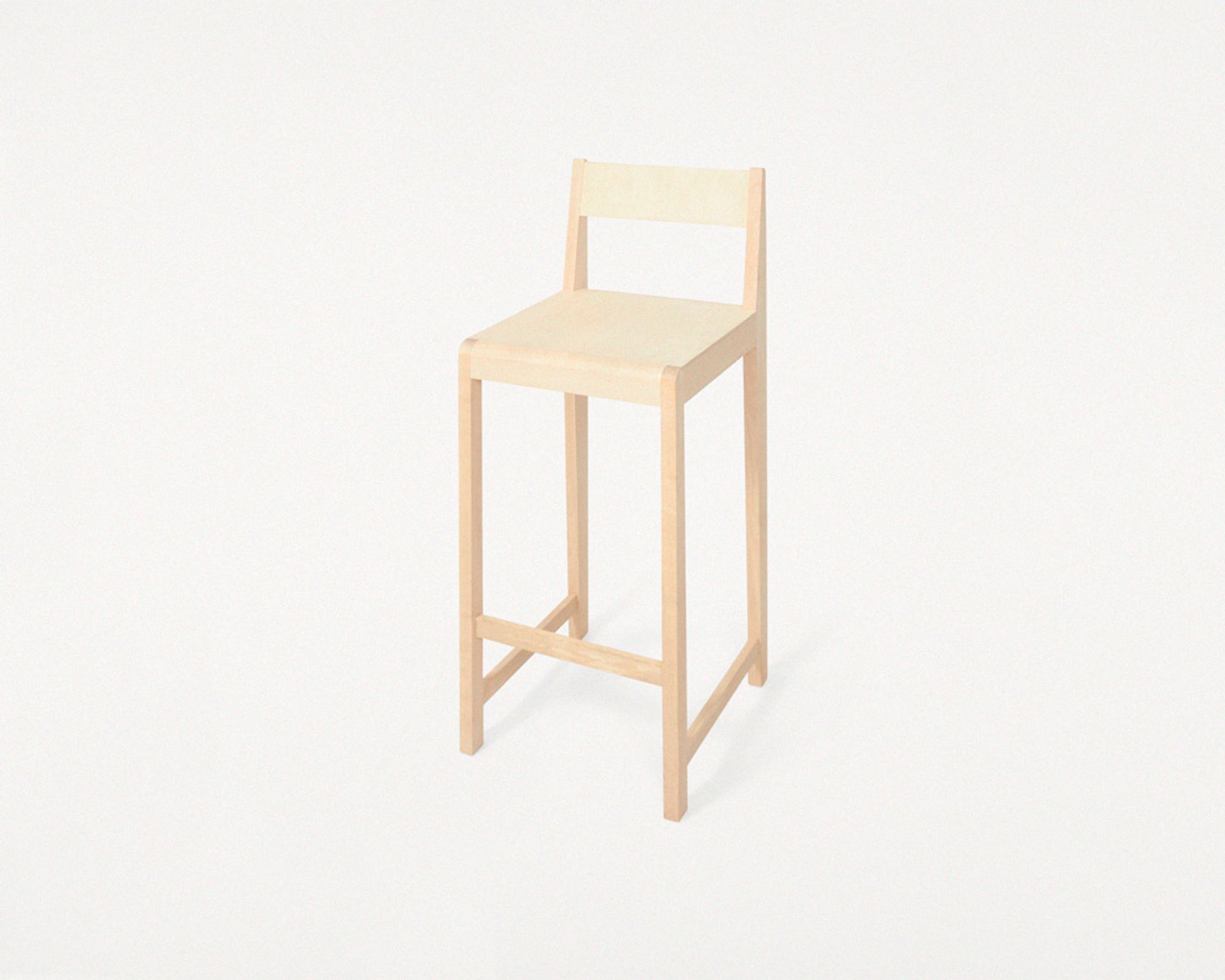 FRAMA - Tabouret de bar - Bar chair 01 - High - Natural Oak