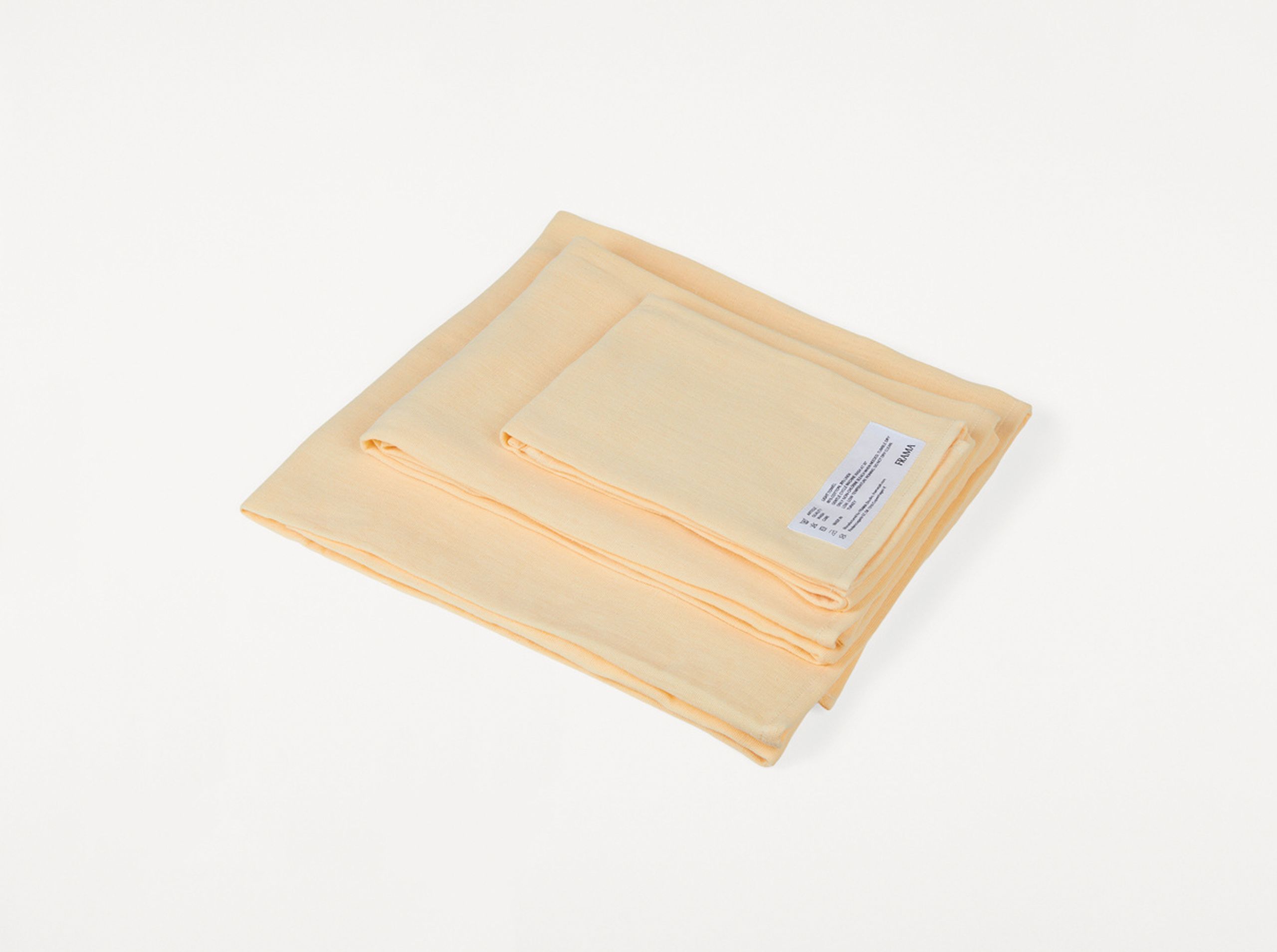 FRAMA - Towel - Light Towels - Pale Yellow - Body